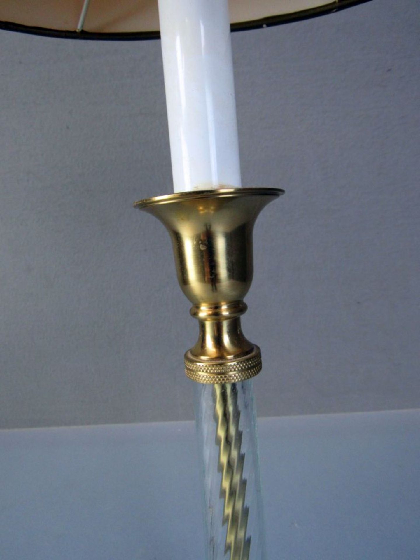 Tischlampe Messing und Glas 58cm - Image 17 of 18