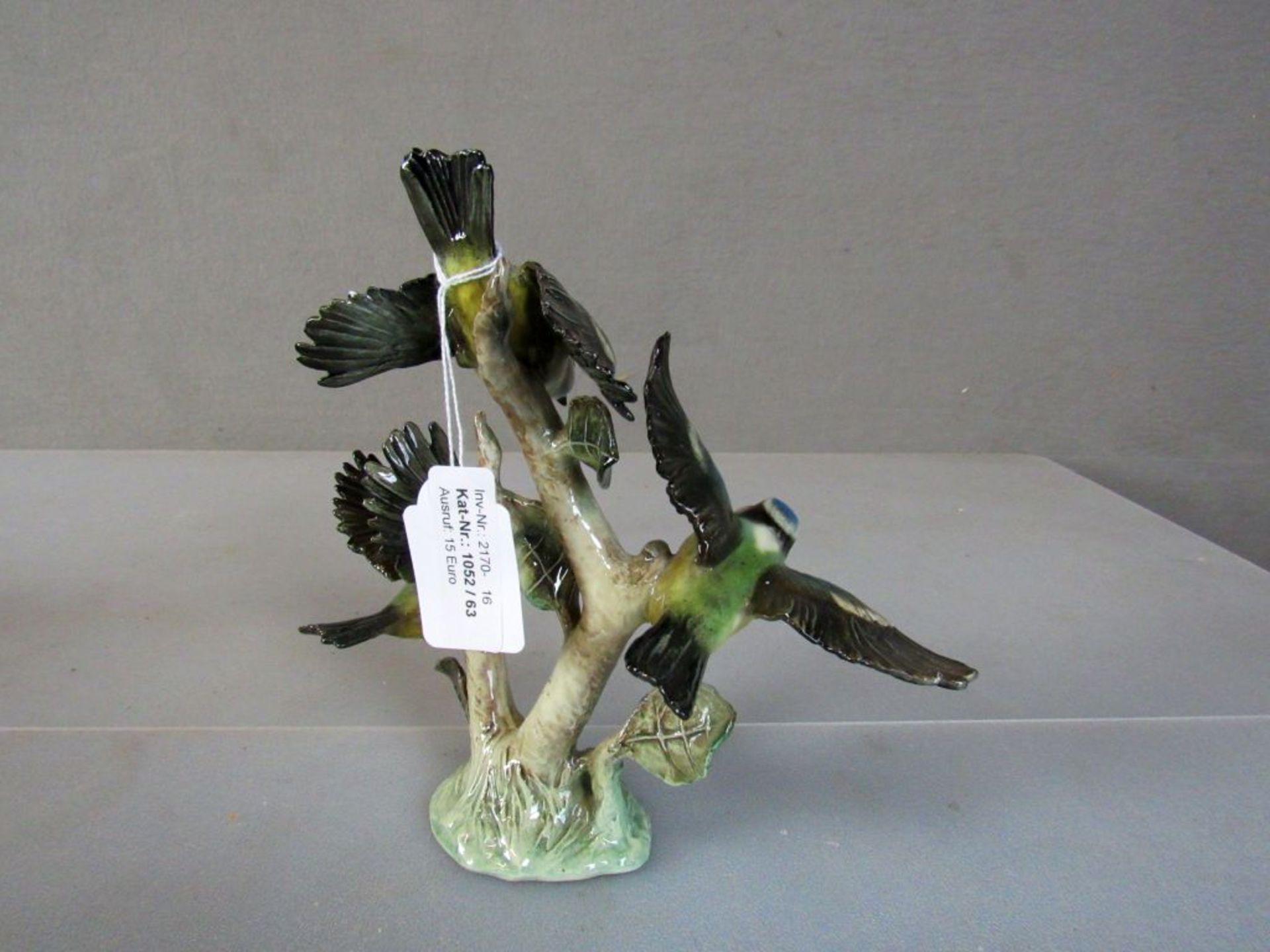 Porzellanfigur Goebel 3 Vögel 20cm - Image 8 of 18