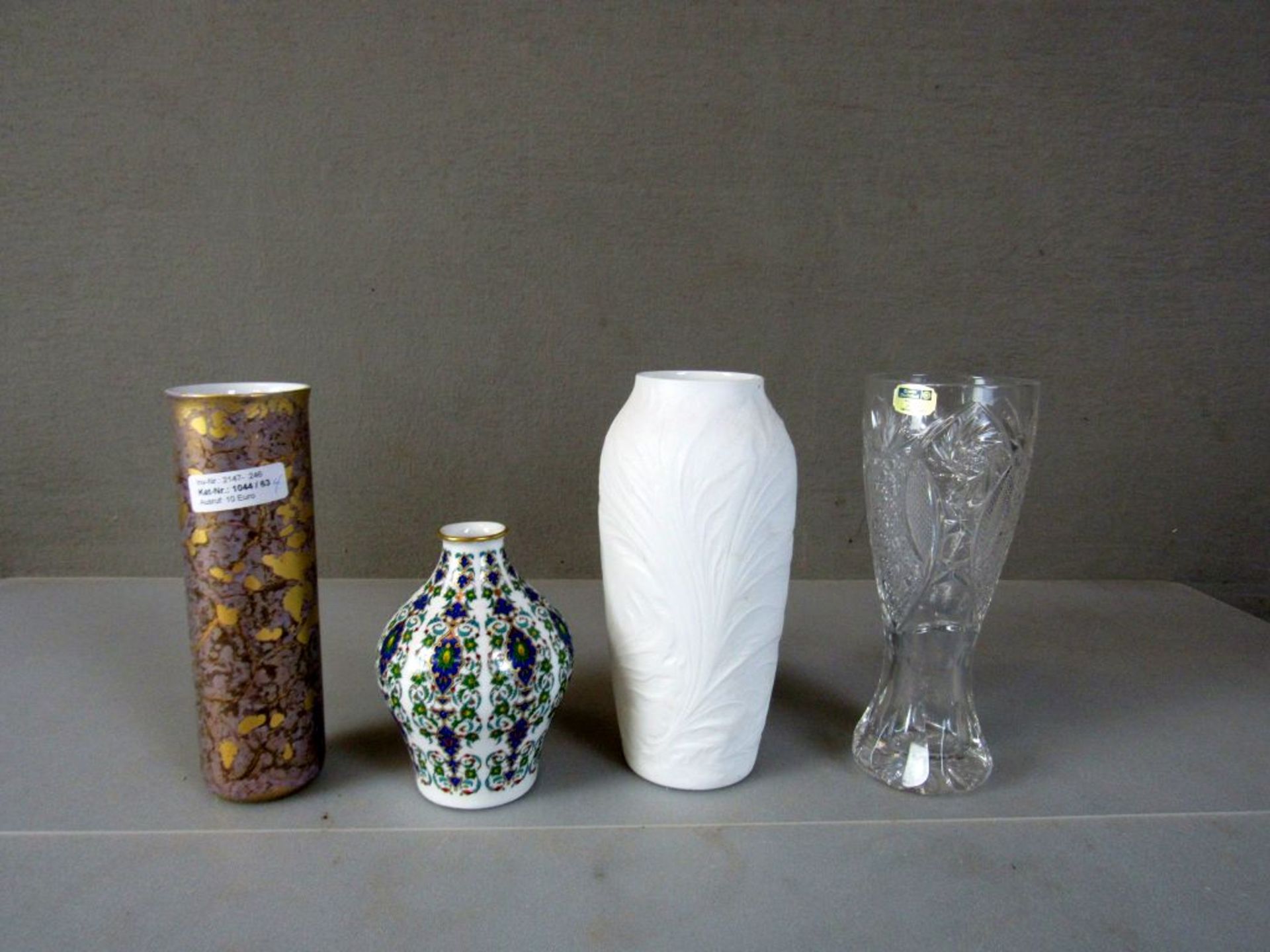 4 Vasen Rosenthal und anderes von