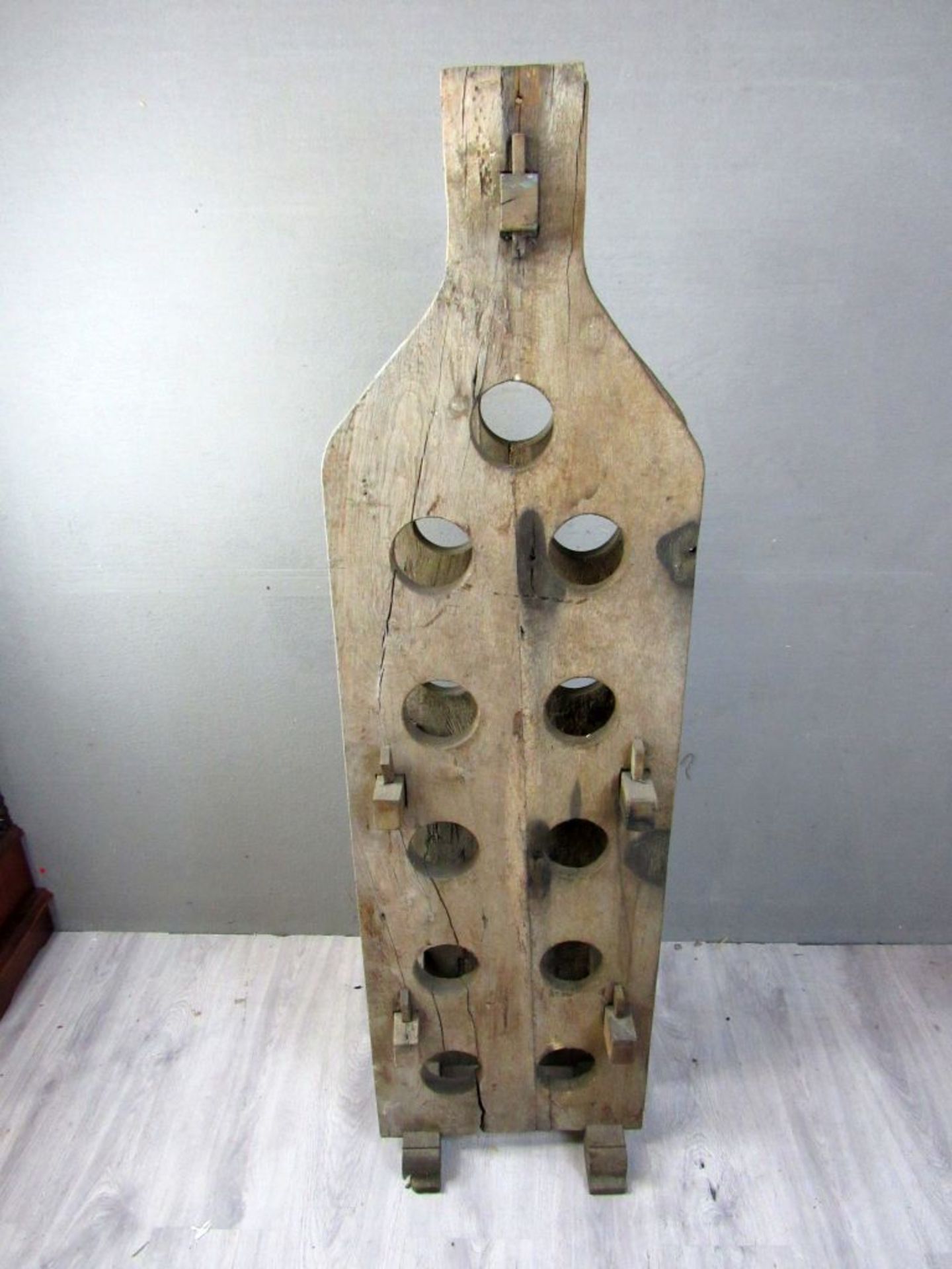 Antikes Regal Flaschenhalter - Image 4 of 27
