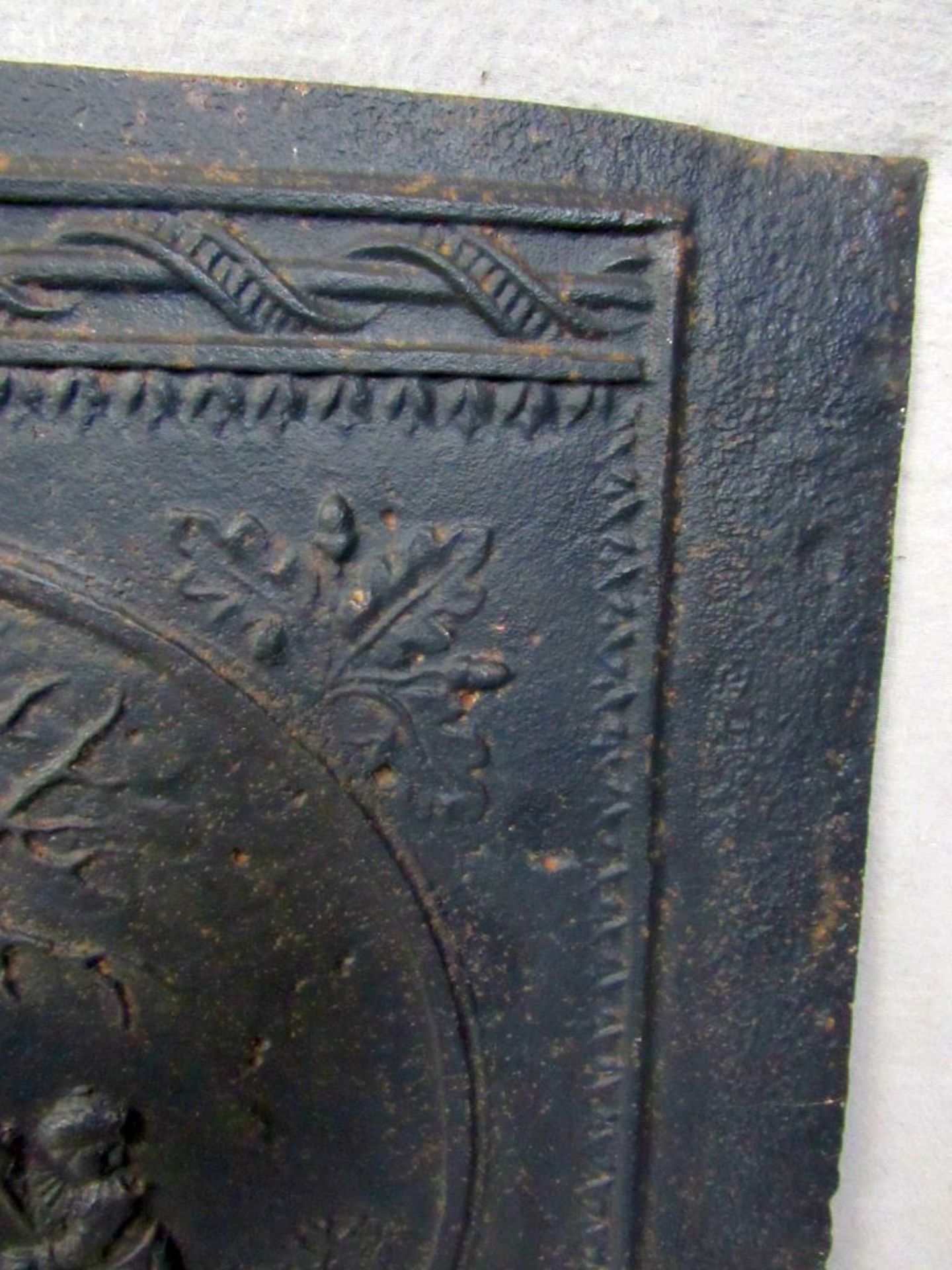 Antike Ofenplatte Gußeisen - Bild 3 aus 8