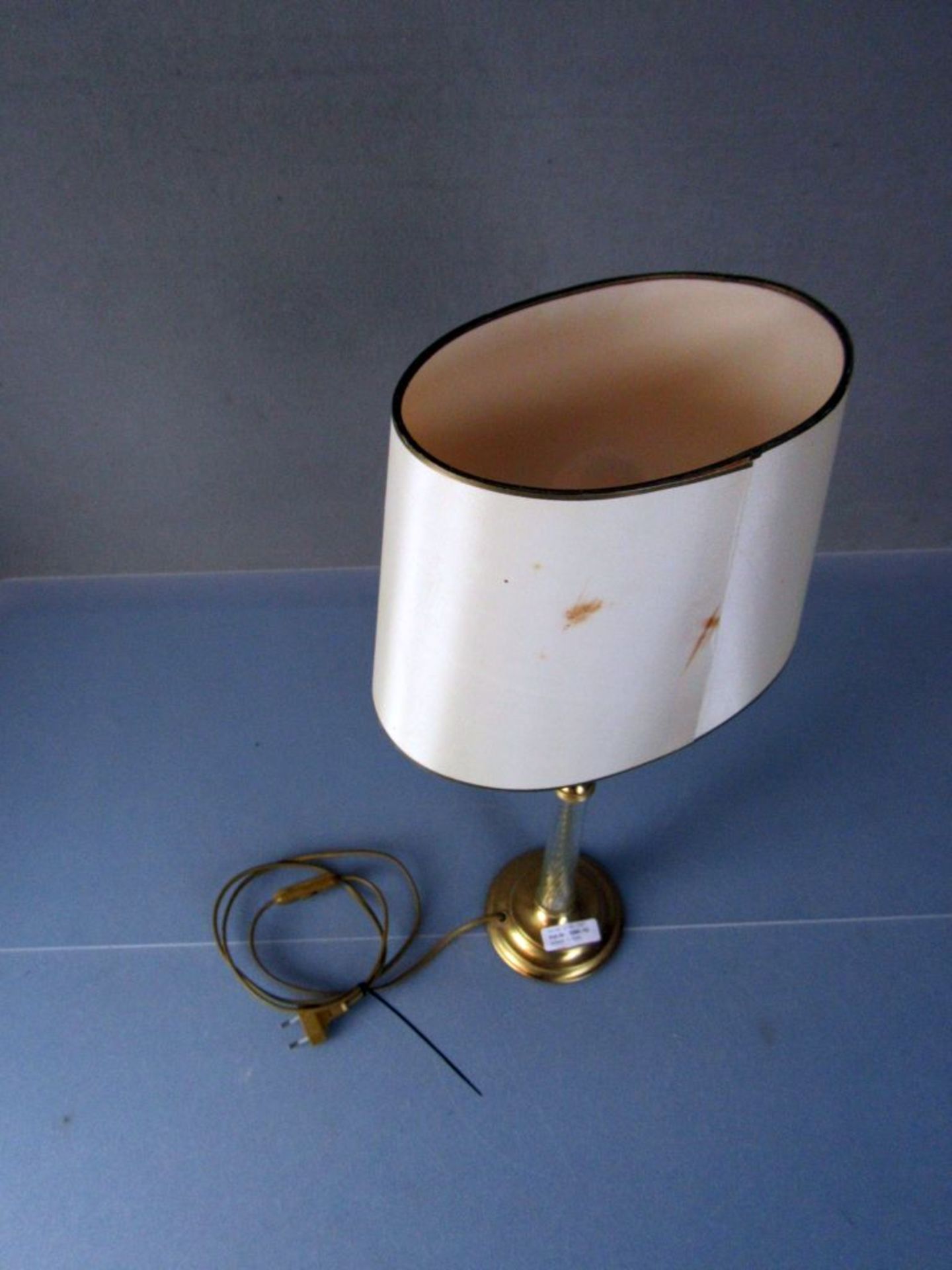 Tischlampe Messing und Glas 58cm - Image 13 of 18