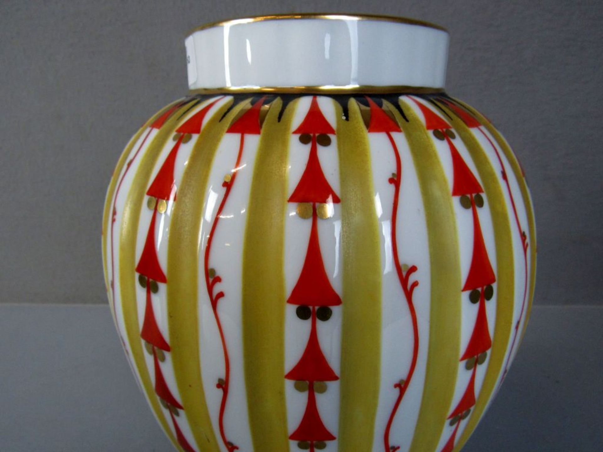 Art Deco Vase gemarkt kleiner Haarriss - Bild 5 aus 14