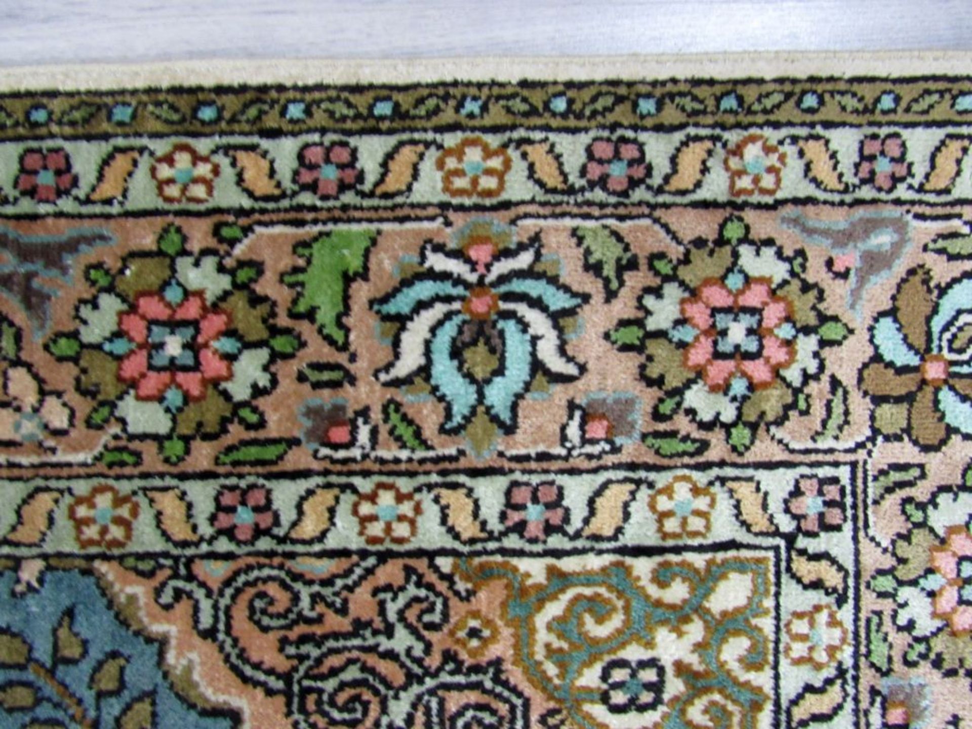 Orientteppich Kaschmir Seide Indien - Image 12 of 30
