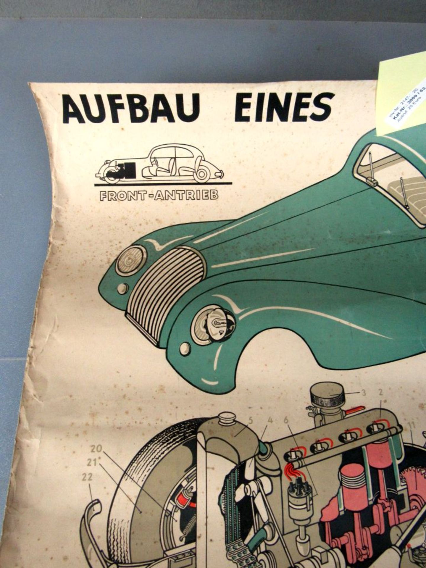 Oldtimer Poster Schautafel Aufbau - Bild 10 aus 12