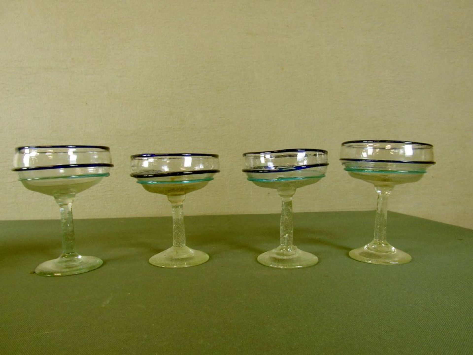 Vier Designer Glasbecher 15cm - Image 11 of 12