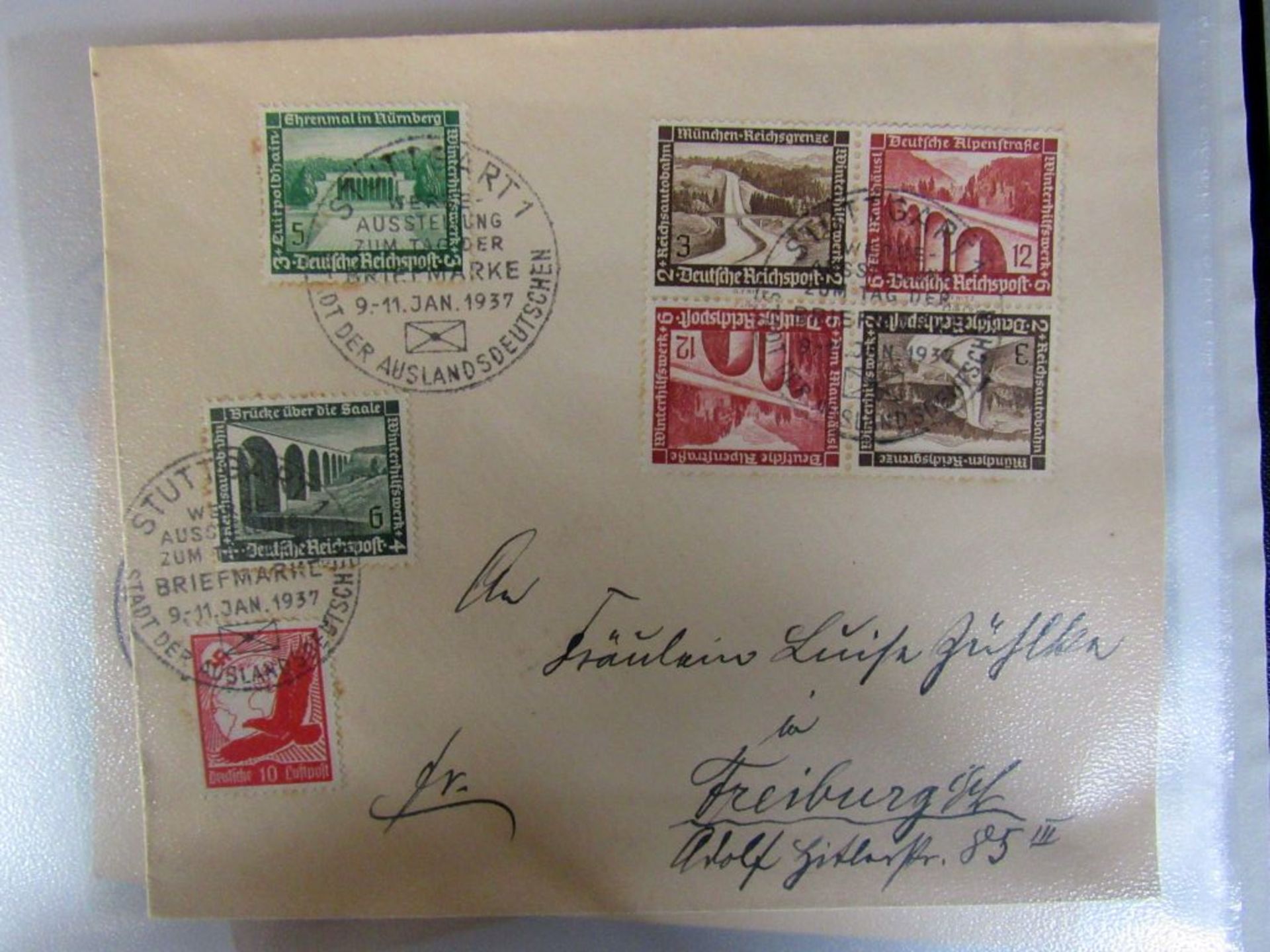 Ordner Briefmarken 3.Reich mit Blöcken - Image 15 of 30