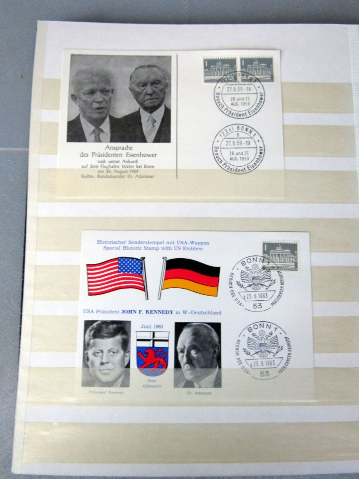 Briefmarkenalbum mit Adenauer - Image 23 of 27