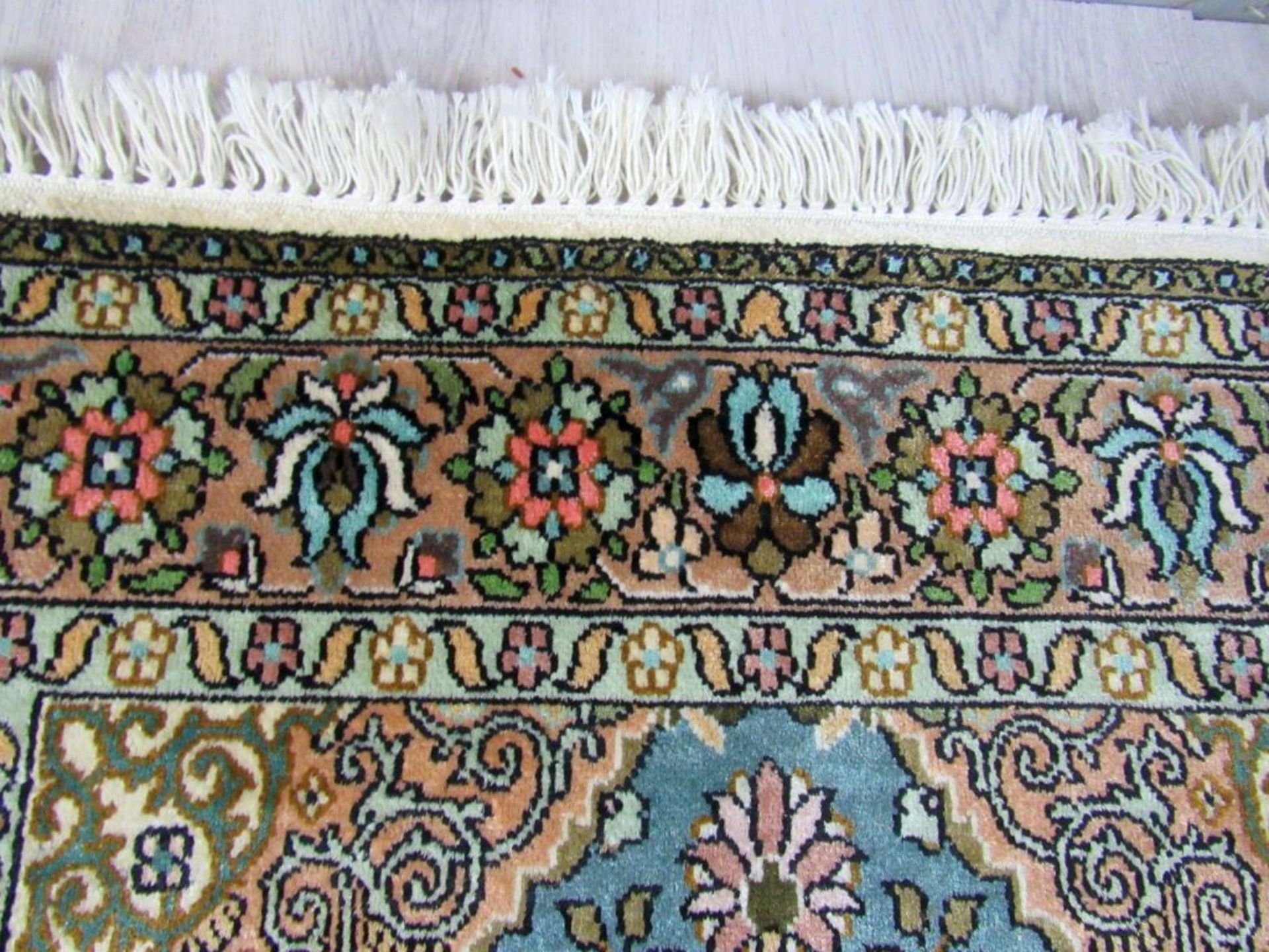 Orientteppich Kaschmir Seide Indien - Image 18 of 30