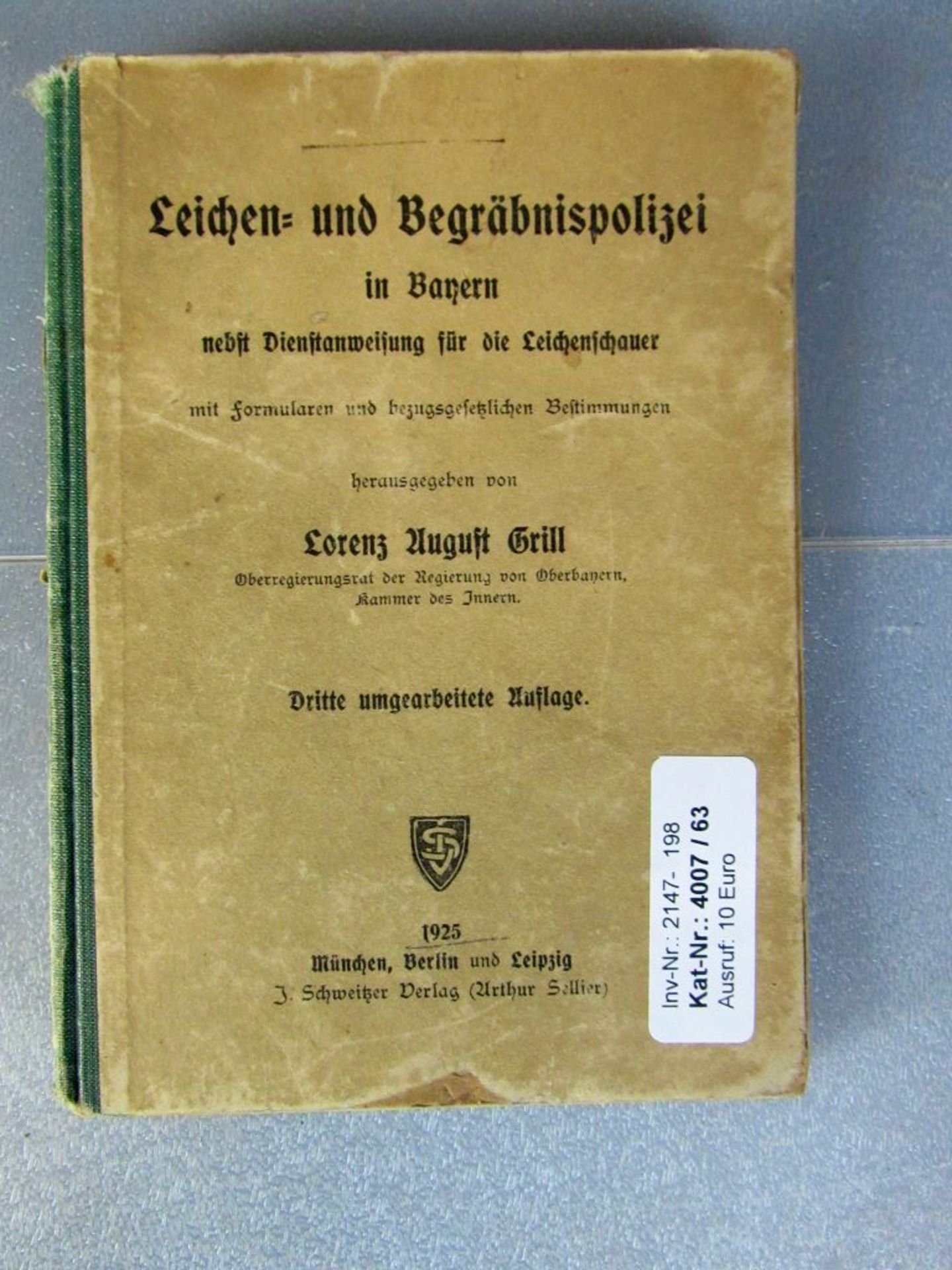 Seltenes Buch Leichen und - Image 3 of 21