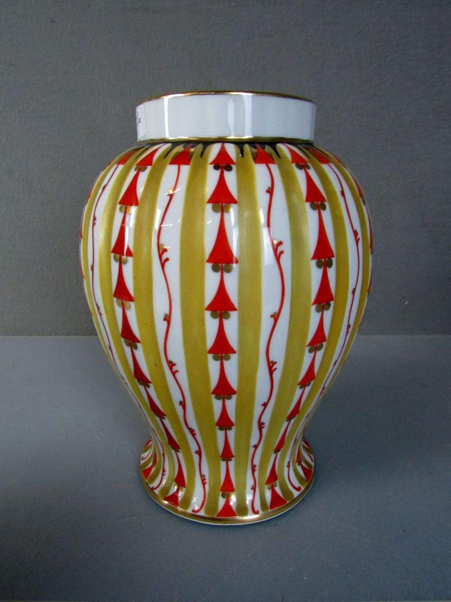 Art Deco Vase gemarkt kleiner Haarriss - Bild 2 aus 14