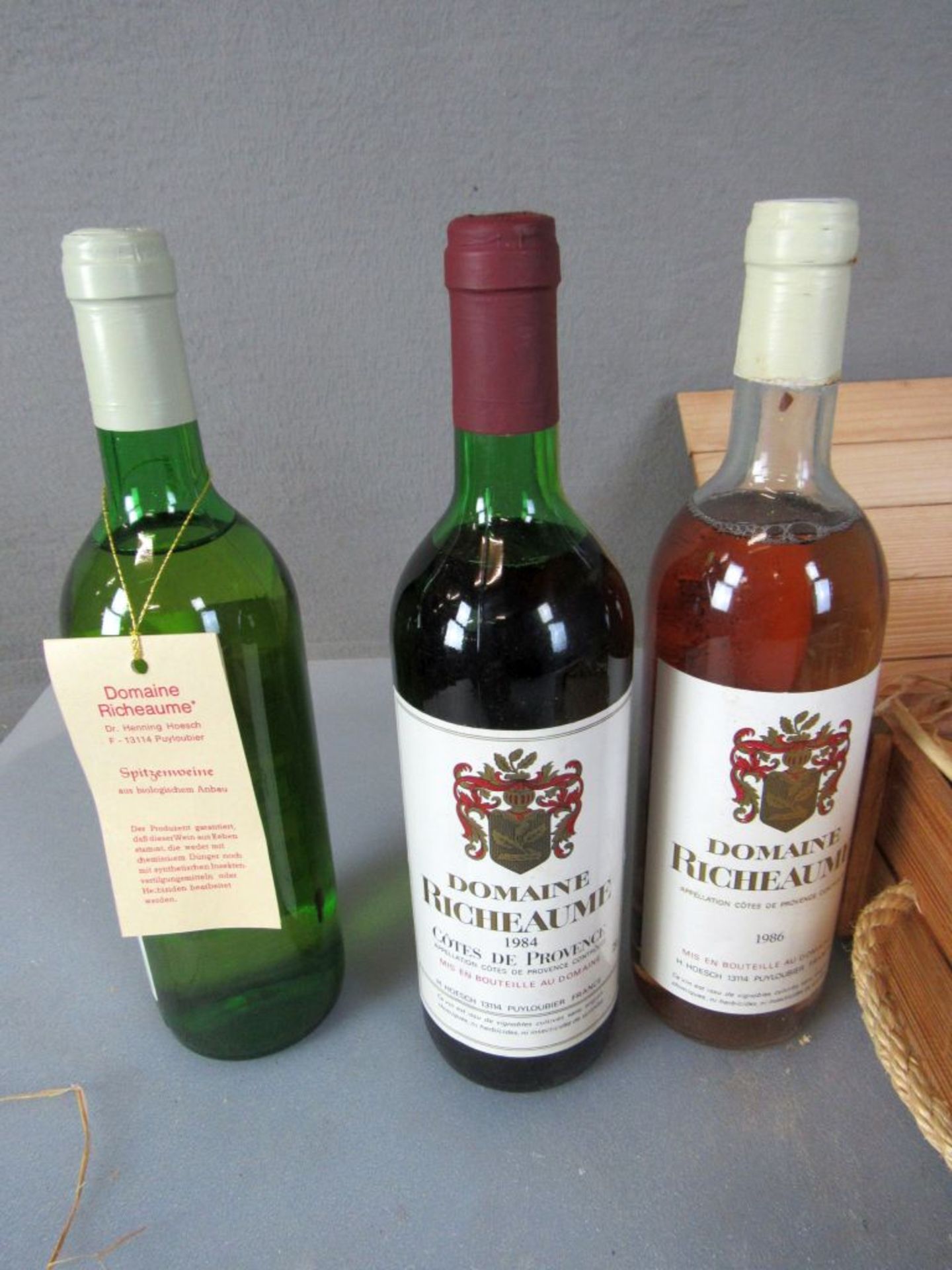 Drei Flaschen Wein Frankreich in - Bild 12 aus 18