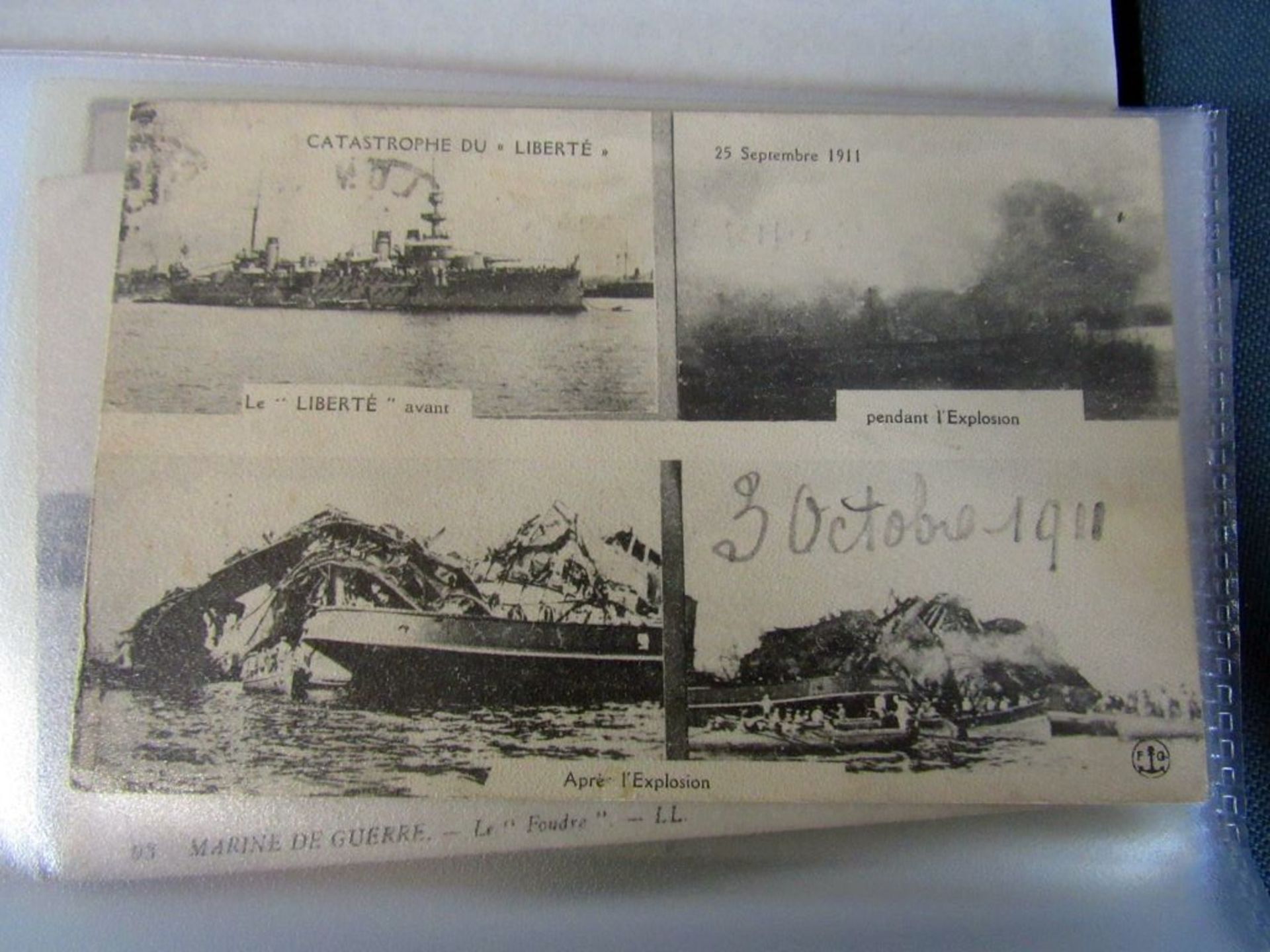 Ordner mit alten Schiffspostkarten - Image 13 of 30