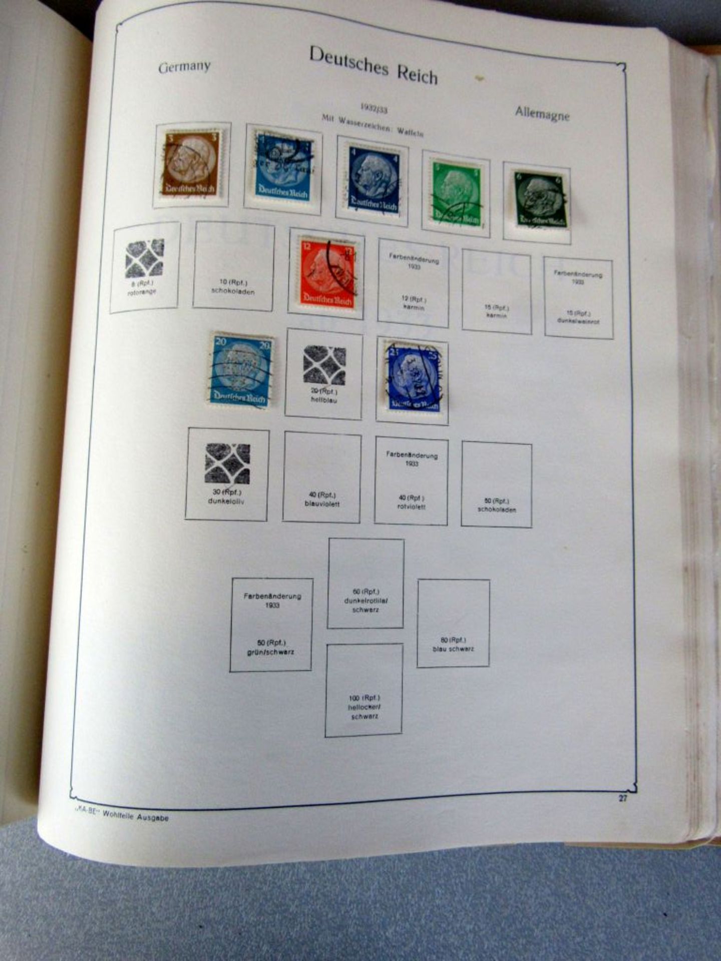 Briefmarken Karton viele Marken und - Image 20 of 36