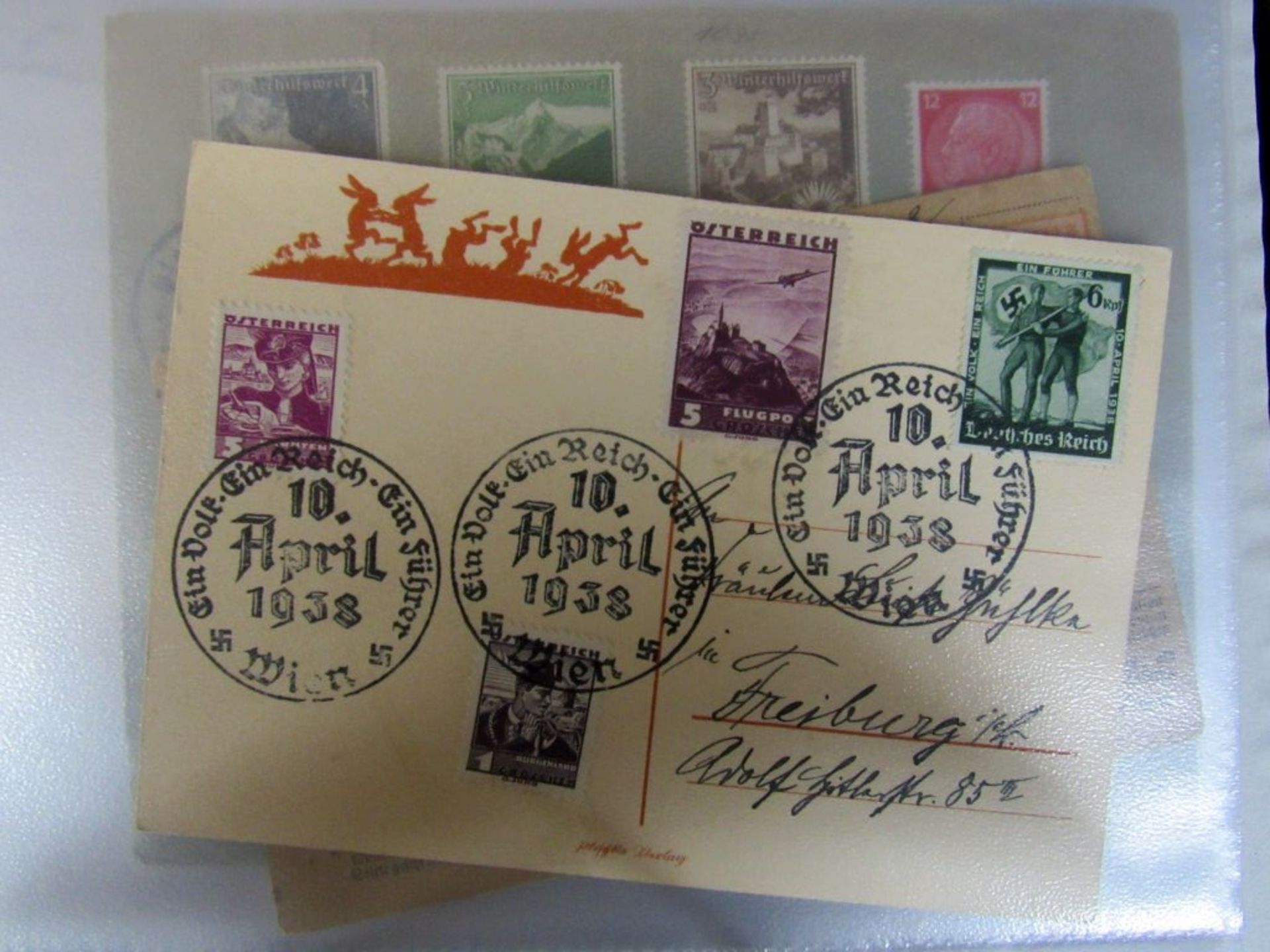 Ordner Briefmarken 3.Reich mit Blöcken - Image 18 of 30