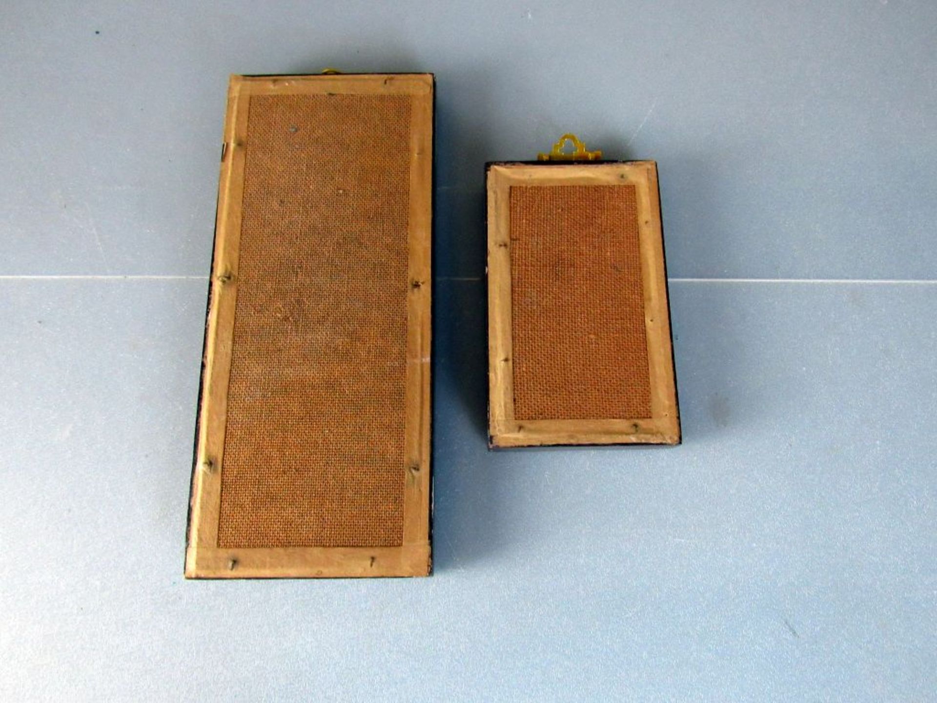 Zwei asiatische Diorama 19,5cm und - Image 19 of 21