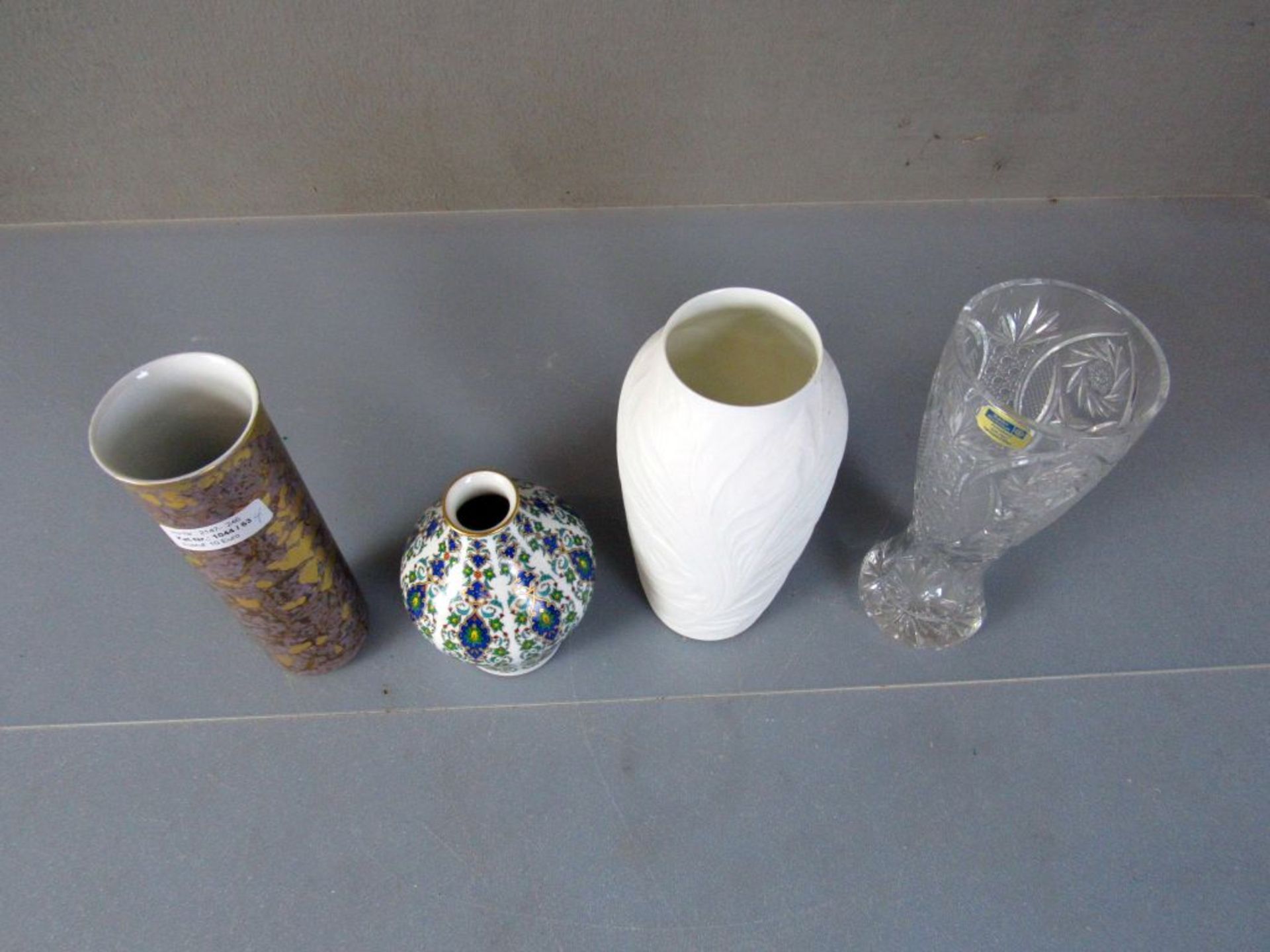 4 Vasen Rosenthal und anderes von - Bild 4 aus 16