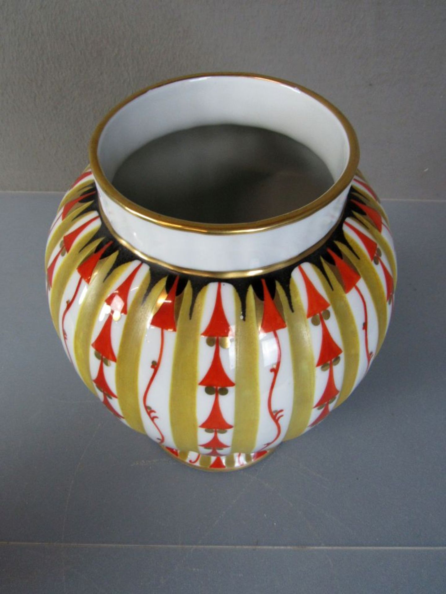 Art Deco Vase gemarkt kleiner Haarriss - Bild 3 aus 14