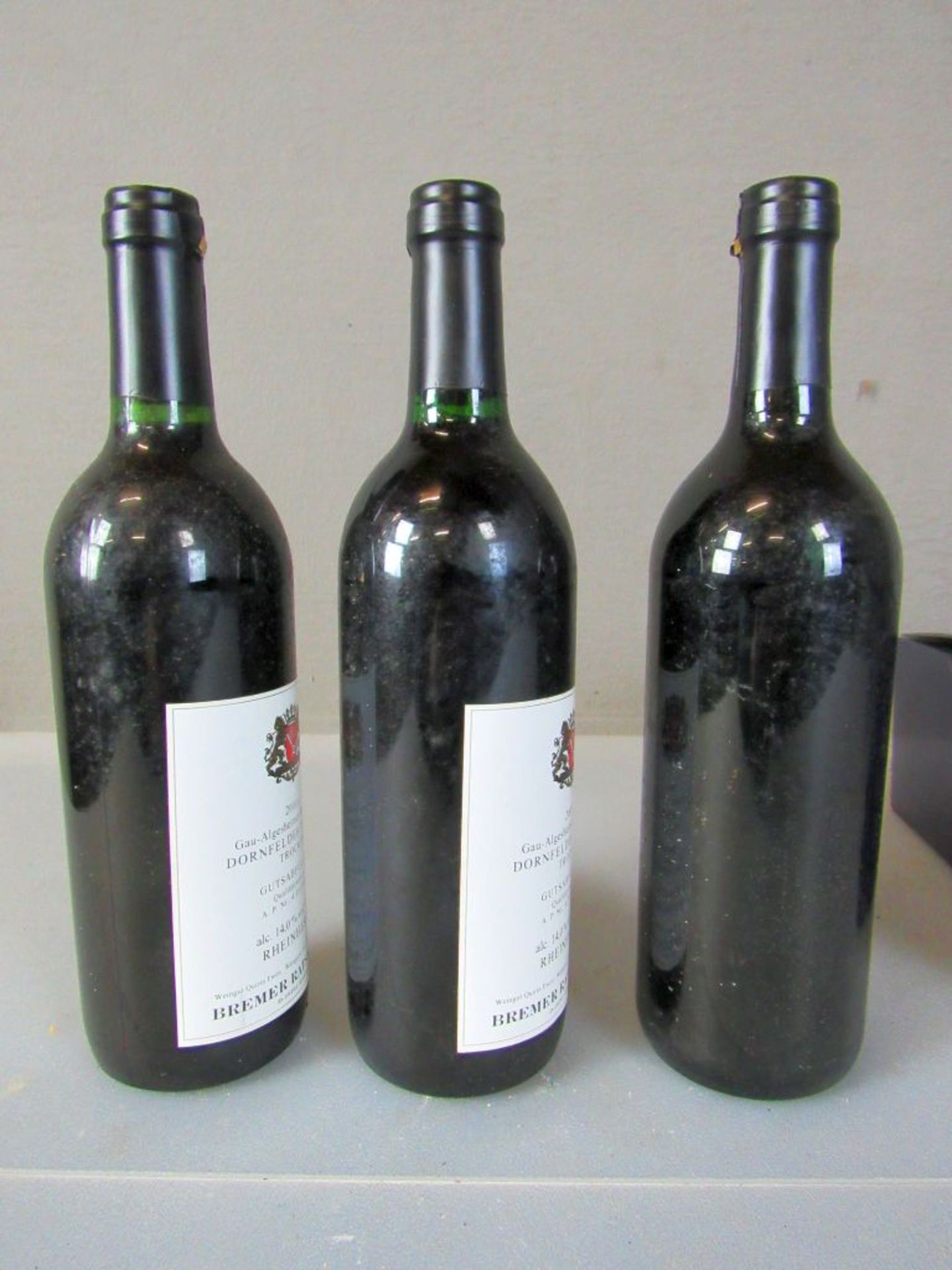 Drei Flaschen Rotwein Bremer - Image 12 of 14