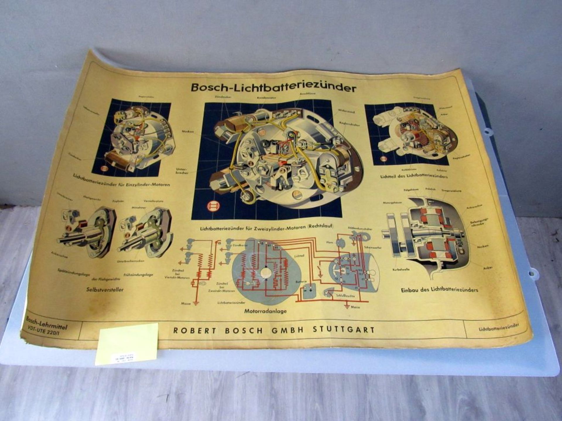 Oldtimer Poster Schautafel Bosch ca. - Image 2 of 14
