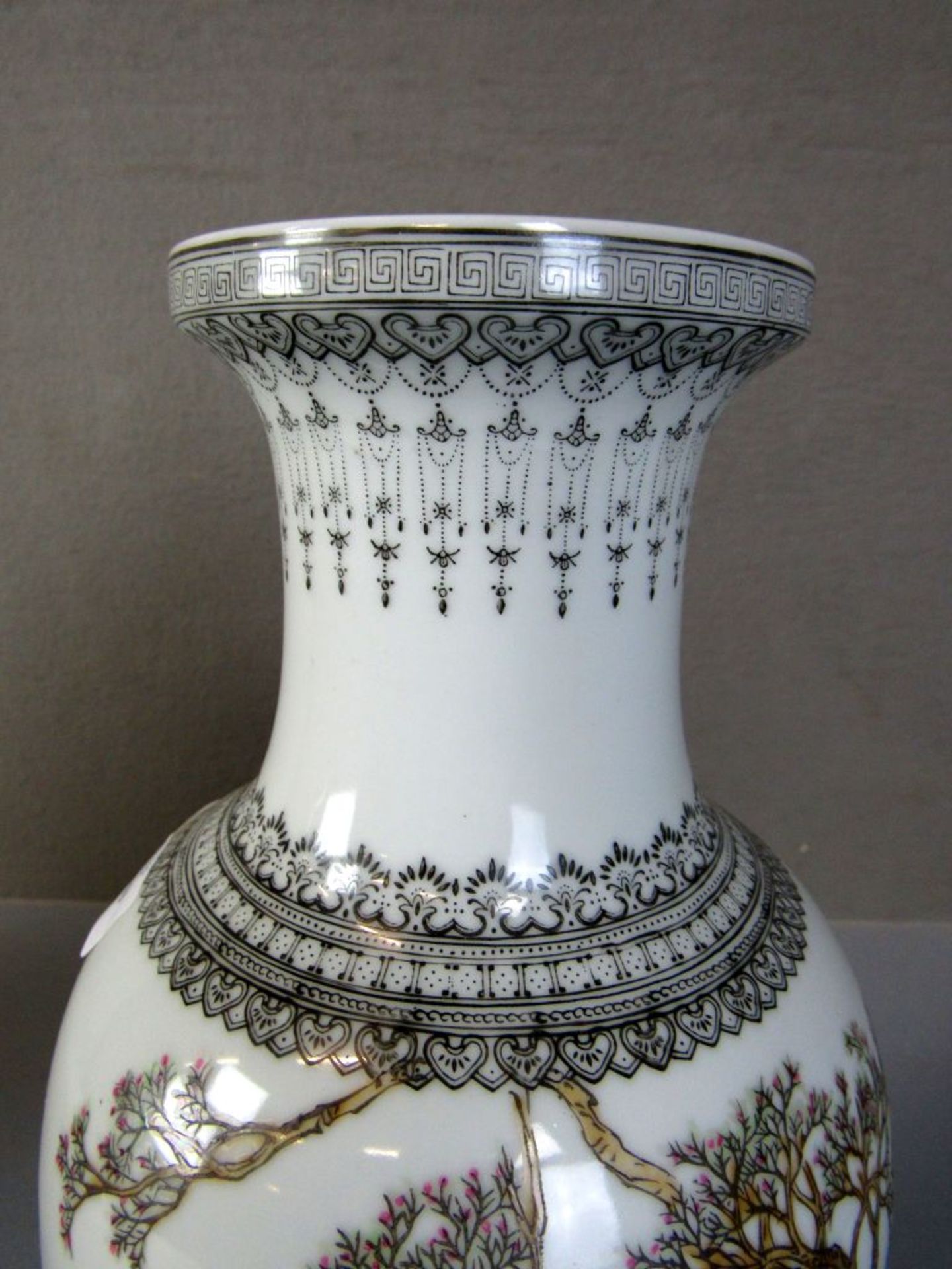 Vase China gemarkt 36cm - Image 5 of 14