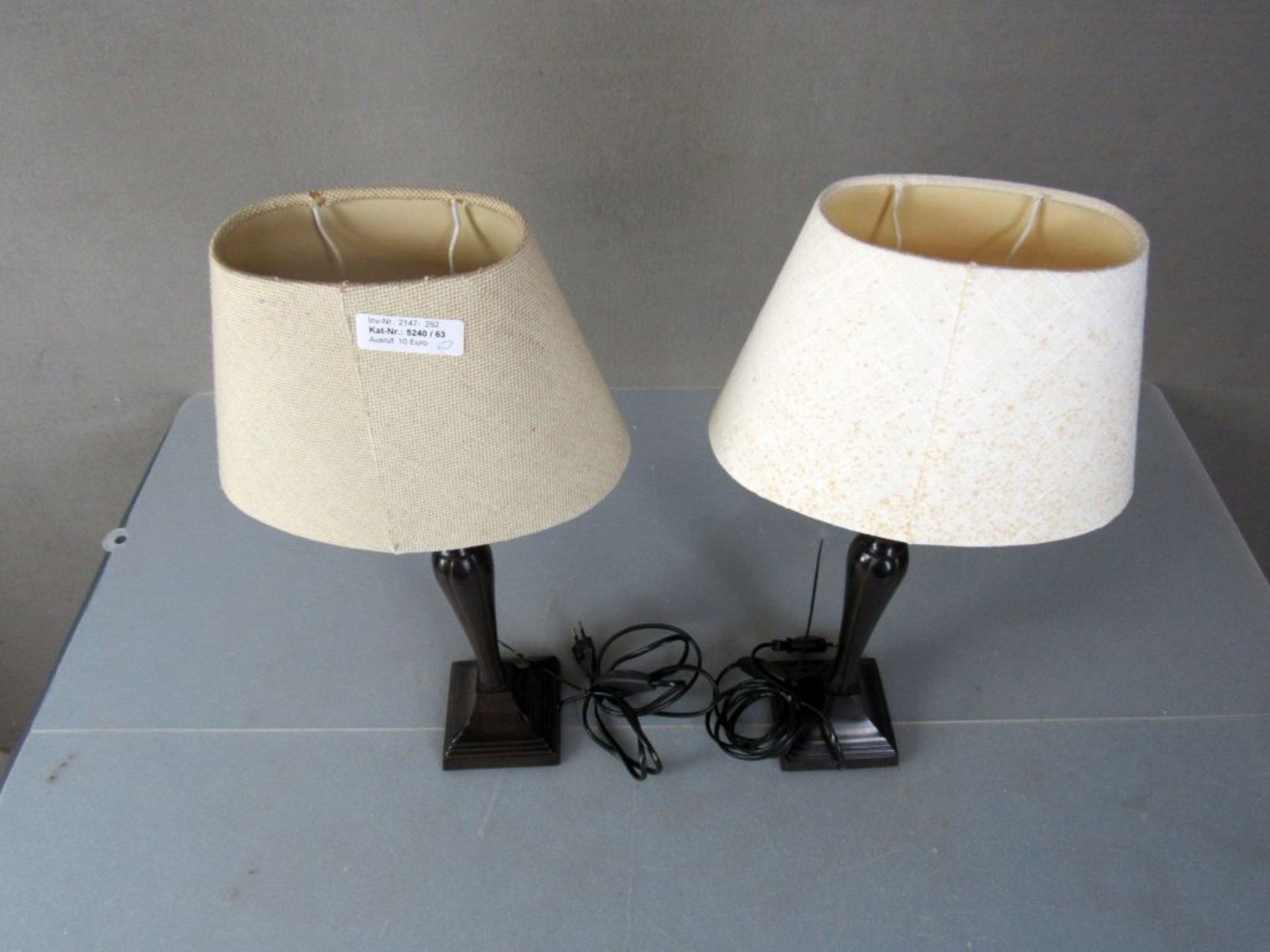 Zwei Tischlampen ca.52cm - Image 6 of 21