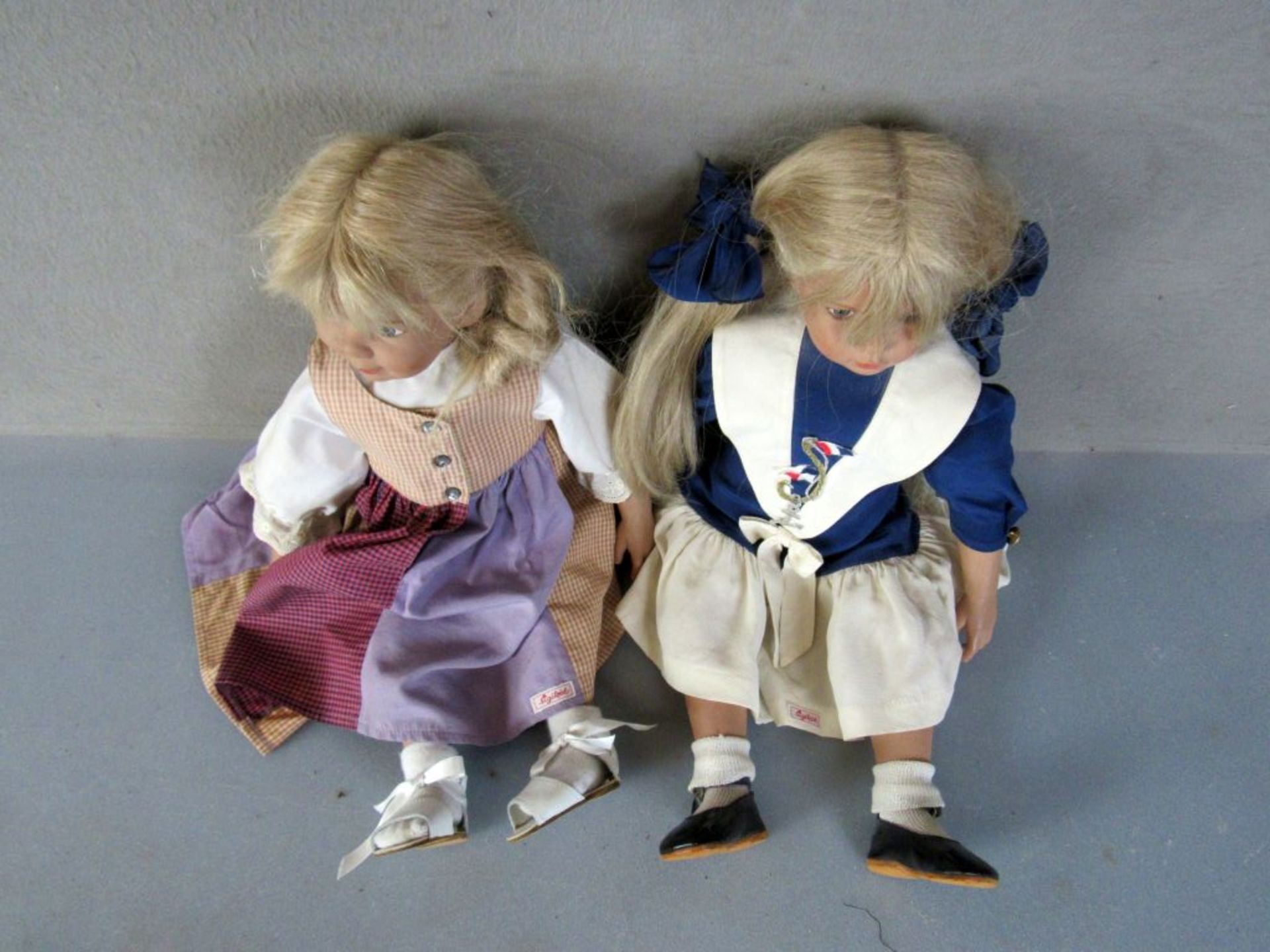 Zwei Puppen 1x Siggikid ca.53cm - Image 3 of 16