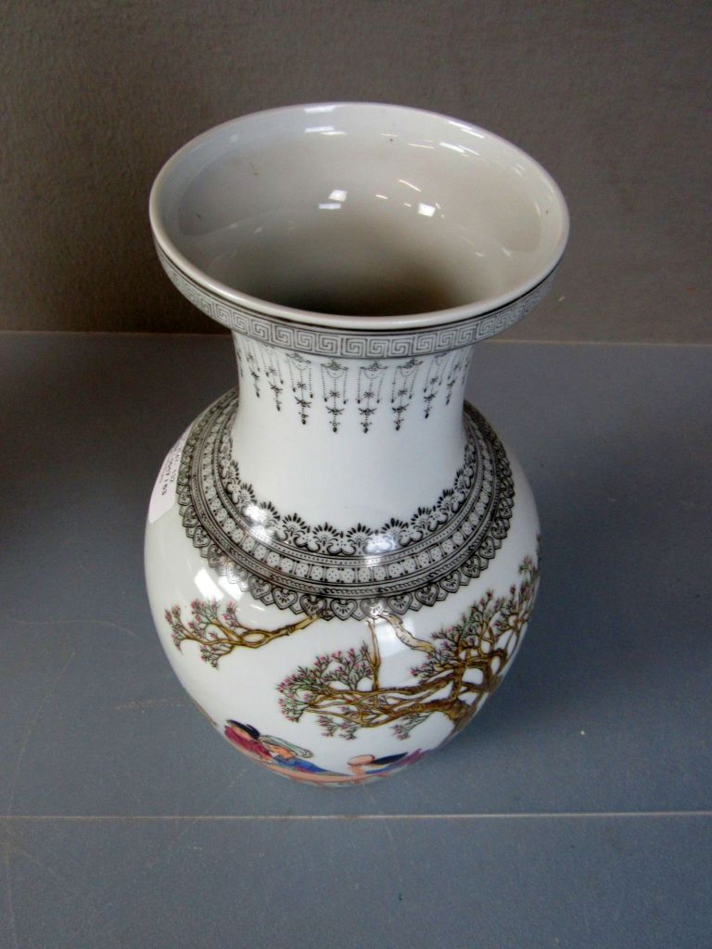 Vase China gemarkt 36cm - Image 3 of 14