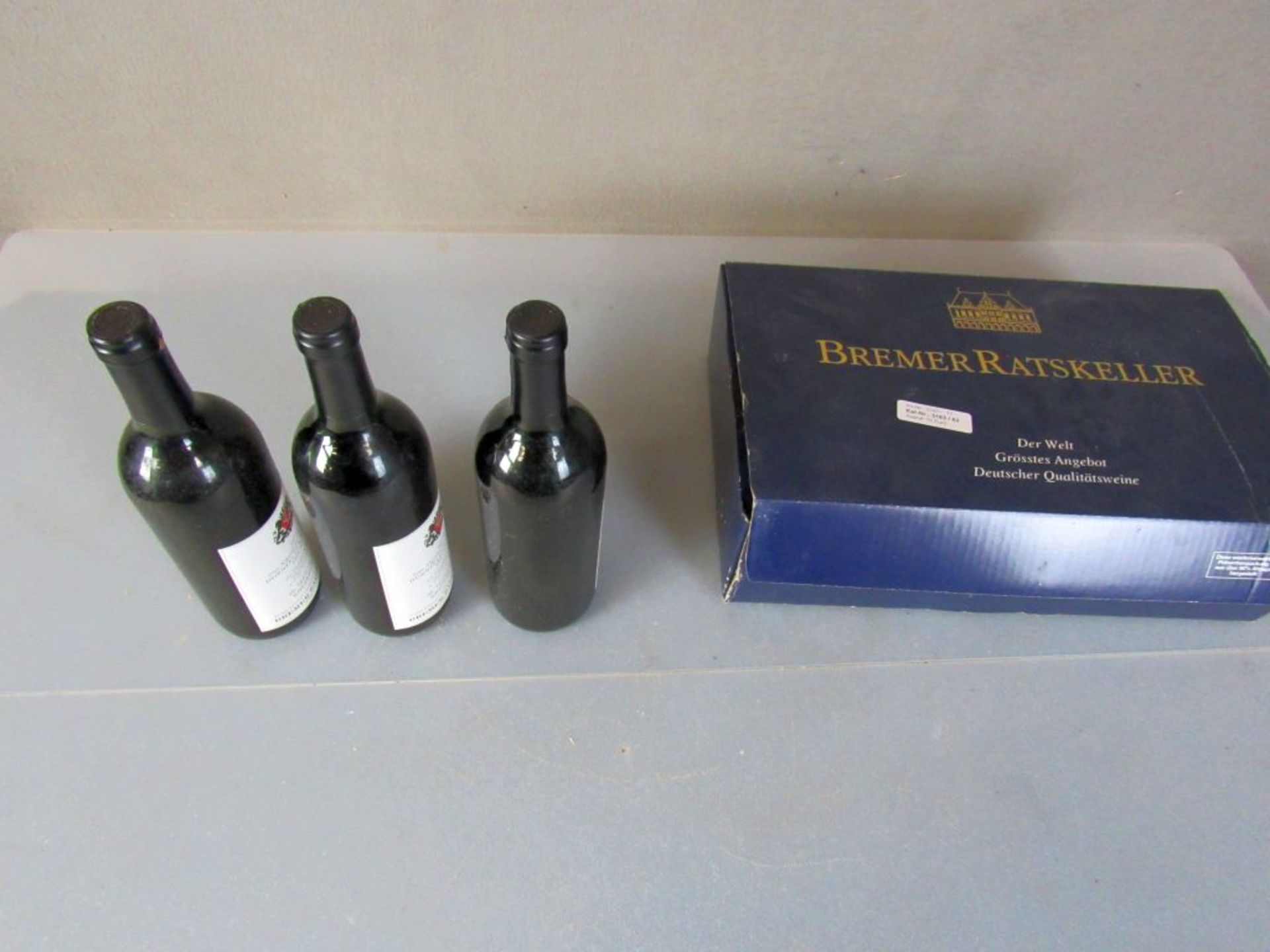 Drei Flaschen Rotwein Bremer - Image 13 of 14