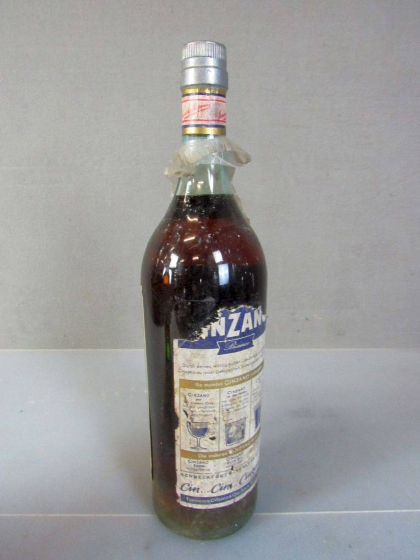 Alkohol große Flasche Cinzano 48cm - Image 6 of 12