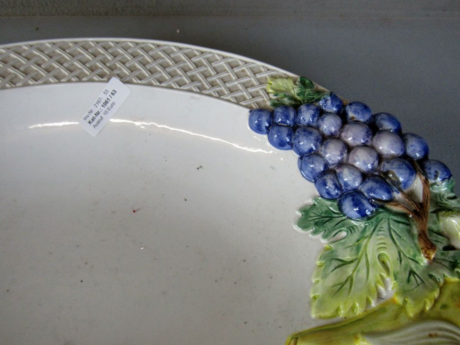 Große Obstschale Italien Fruchtdekor - Image 13 of 18