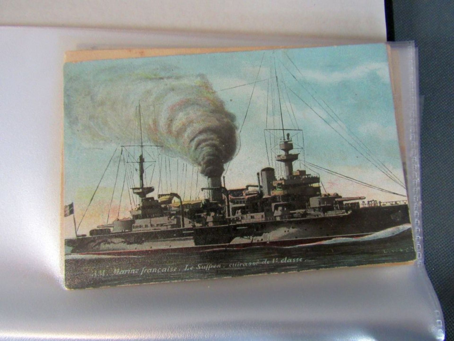 Ordner mit alten Schiffspostkarten - Image 5 of 30