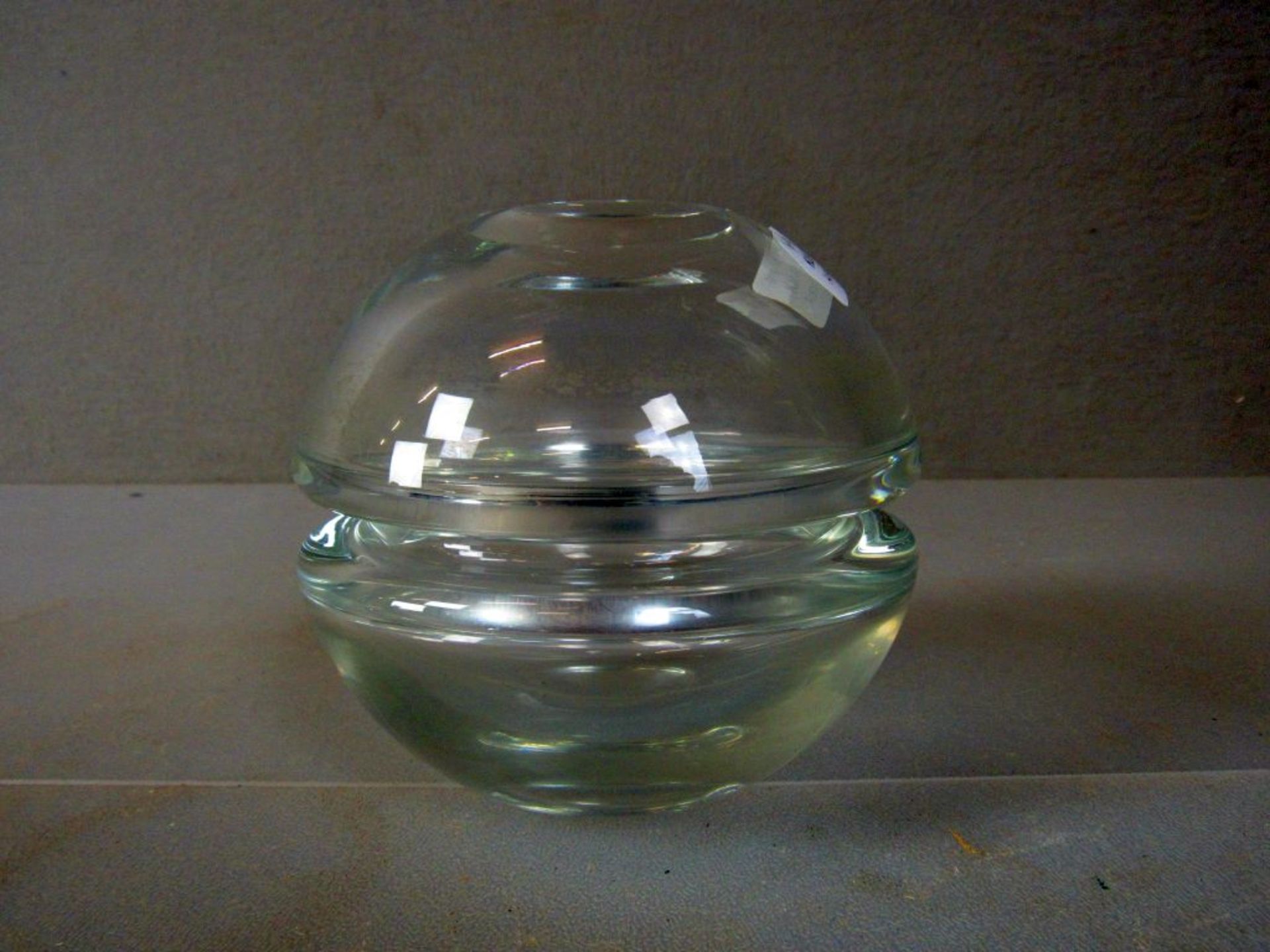 Designer Glasvase Kugelform 12cm