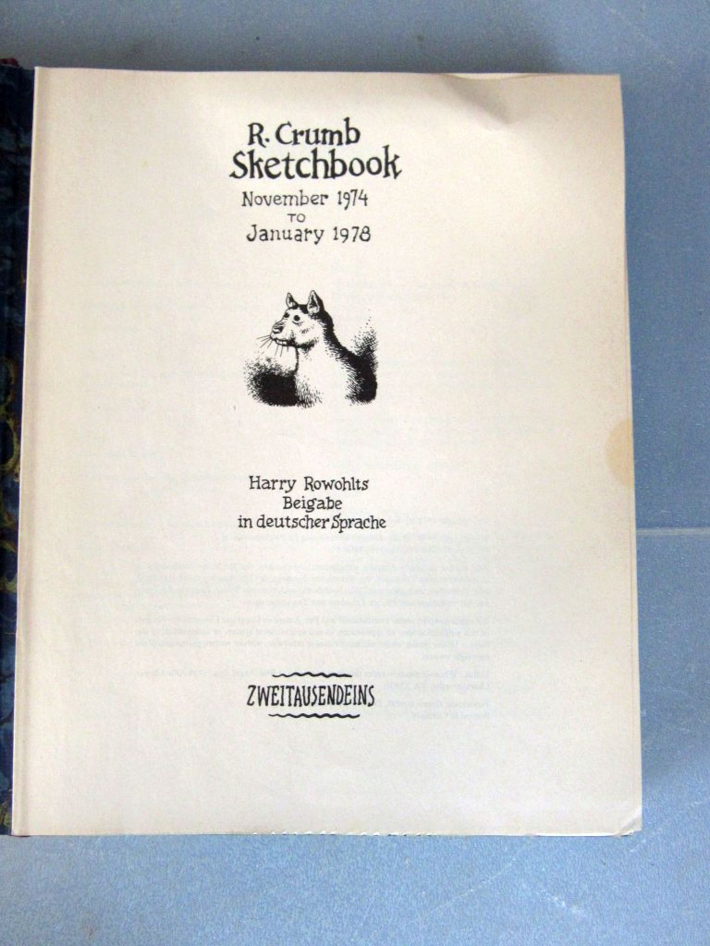 Seltenes Buch R. Crumb Sketchbook 1974 - Bild 2 aus 8