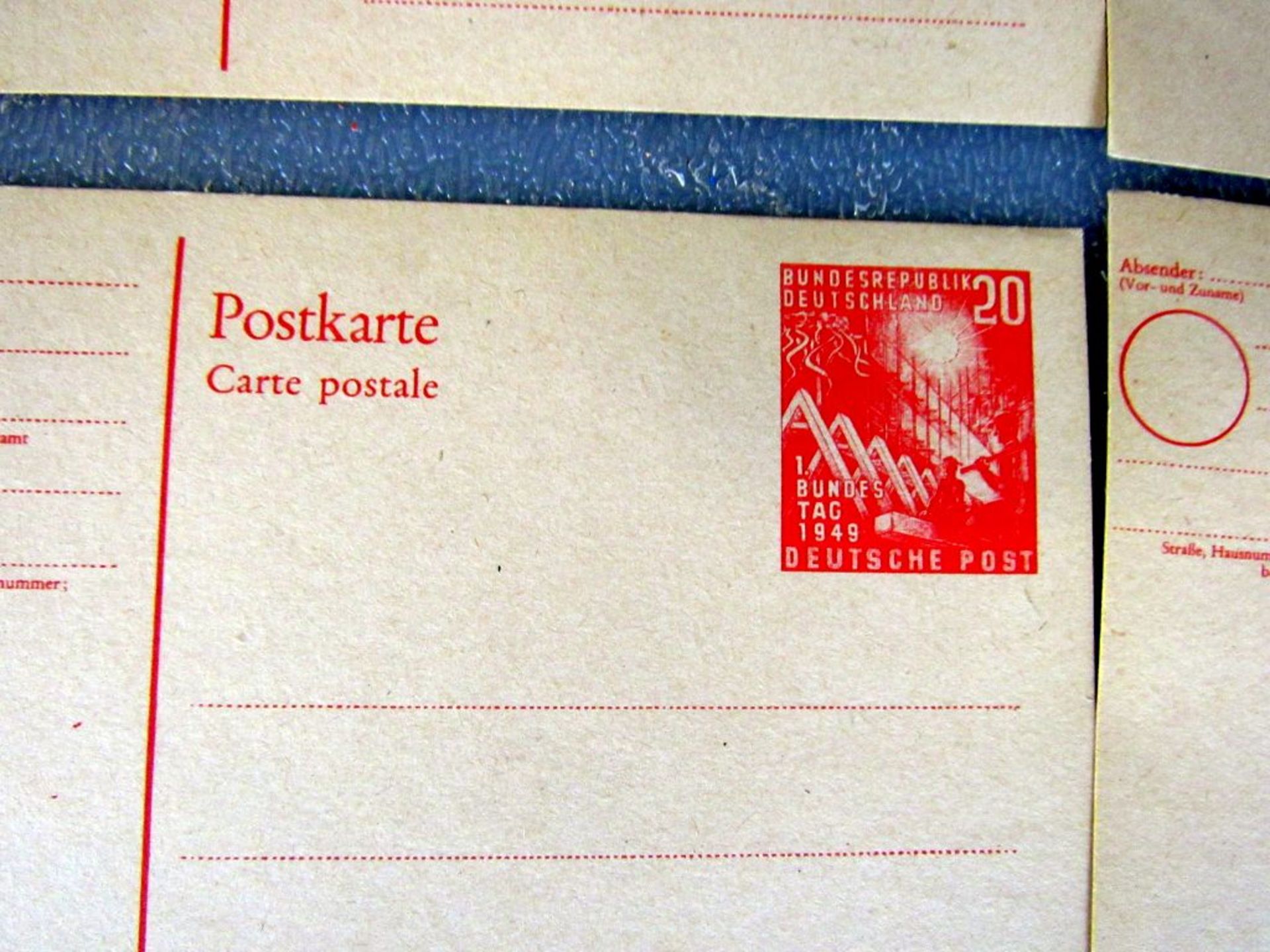 10 Postkarten deutsche Post 20 Pfennig - Image 3 of 4