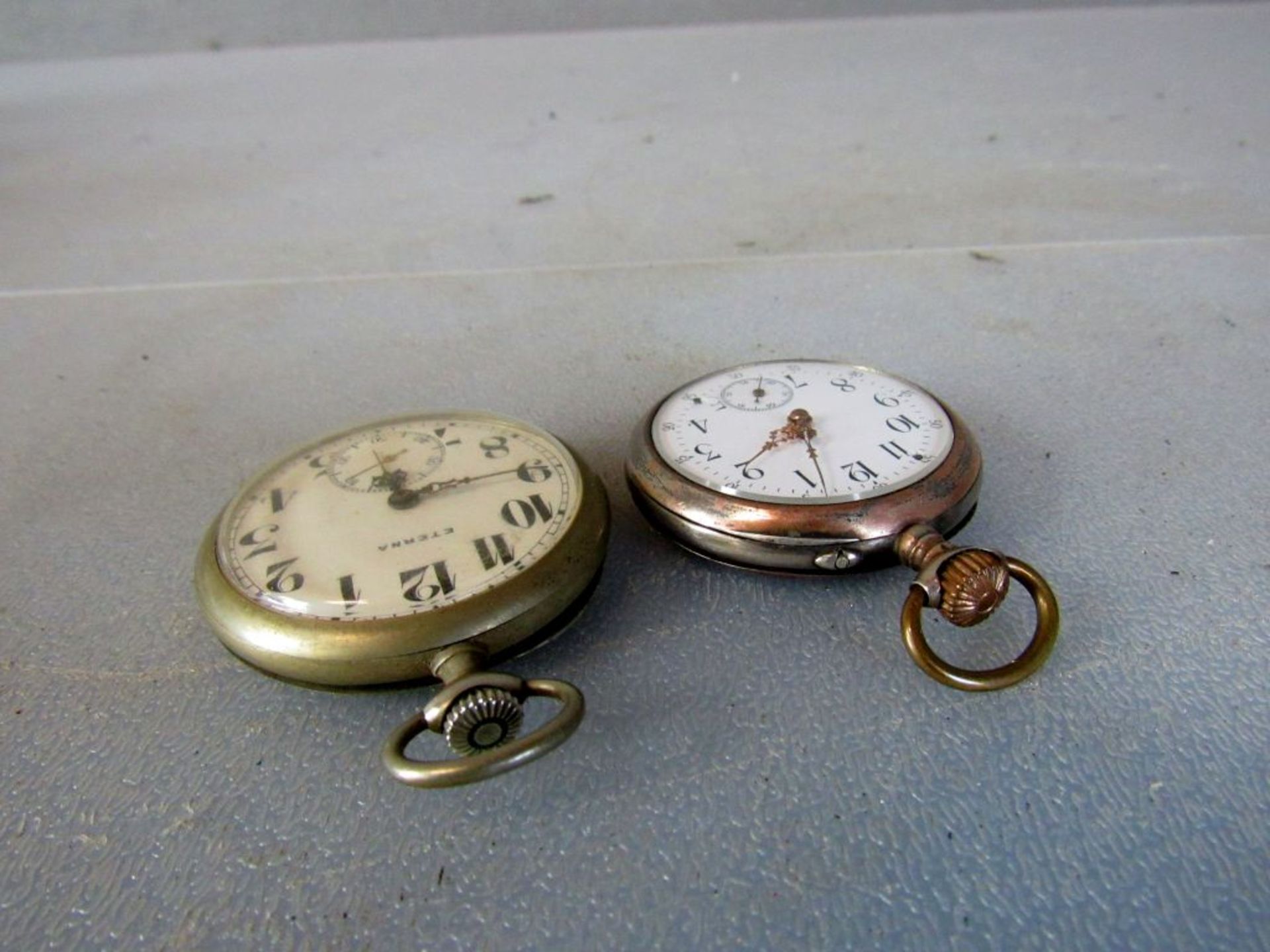 Zwei antike Taschenuhren aus - Image 4 of 9