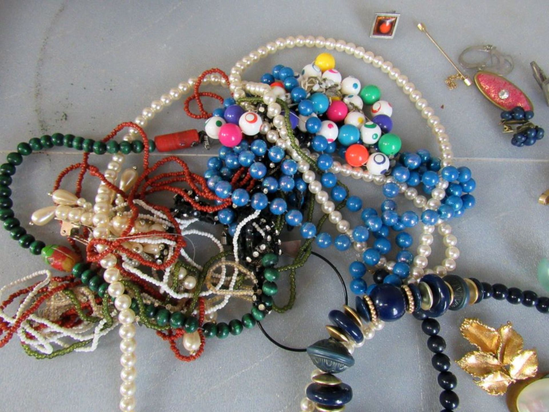 Konvolut Schmuck unsortiert und - Bild 9 aus 9