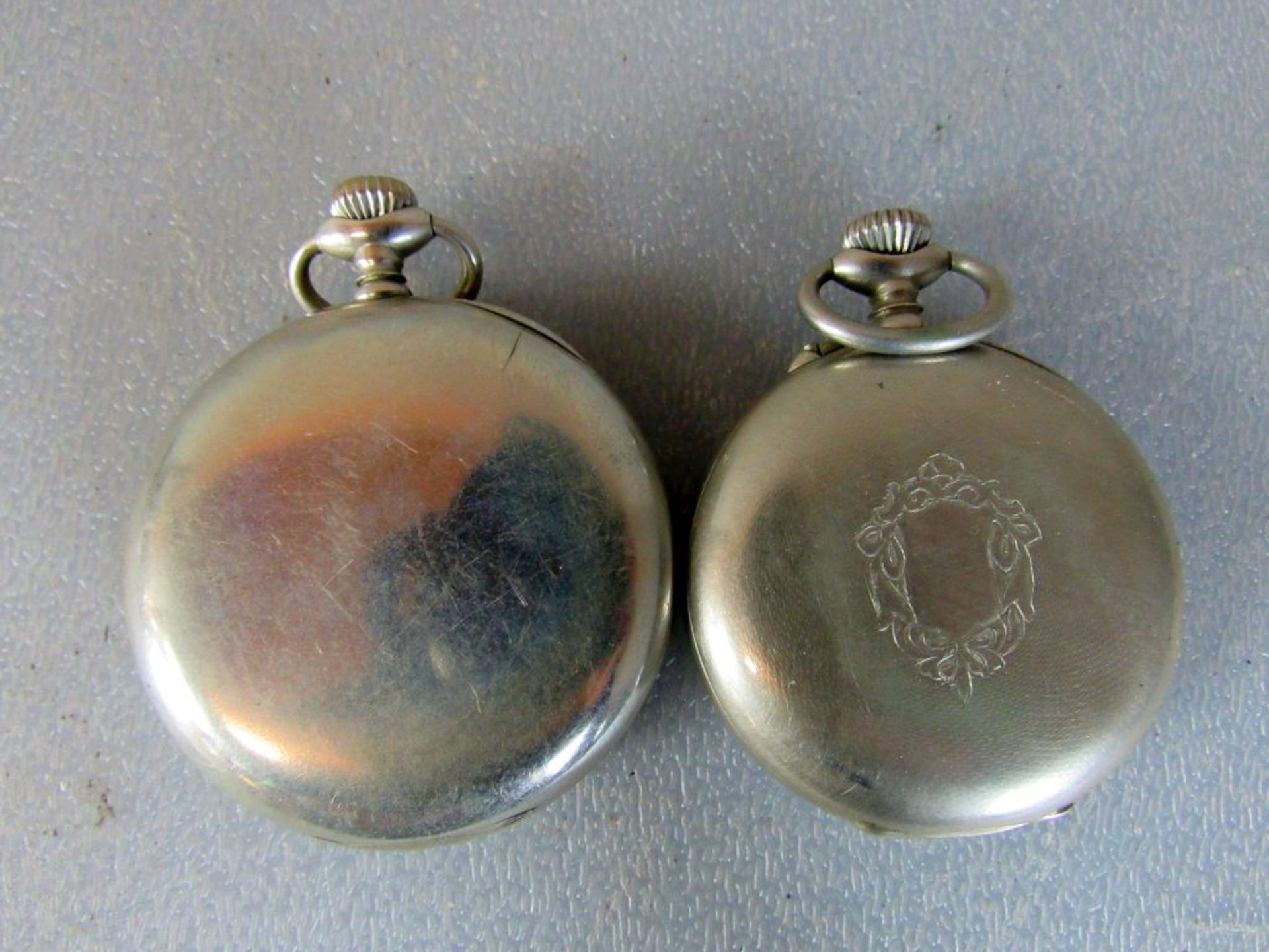 Zwei antike Taschenuhren aus - Bild 5 aus 8