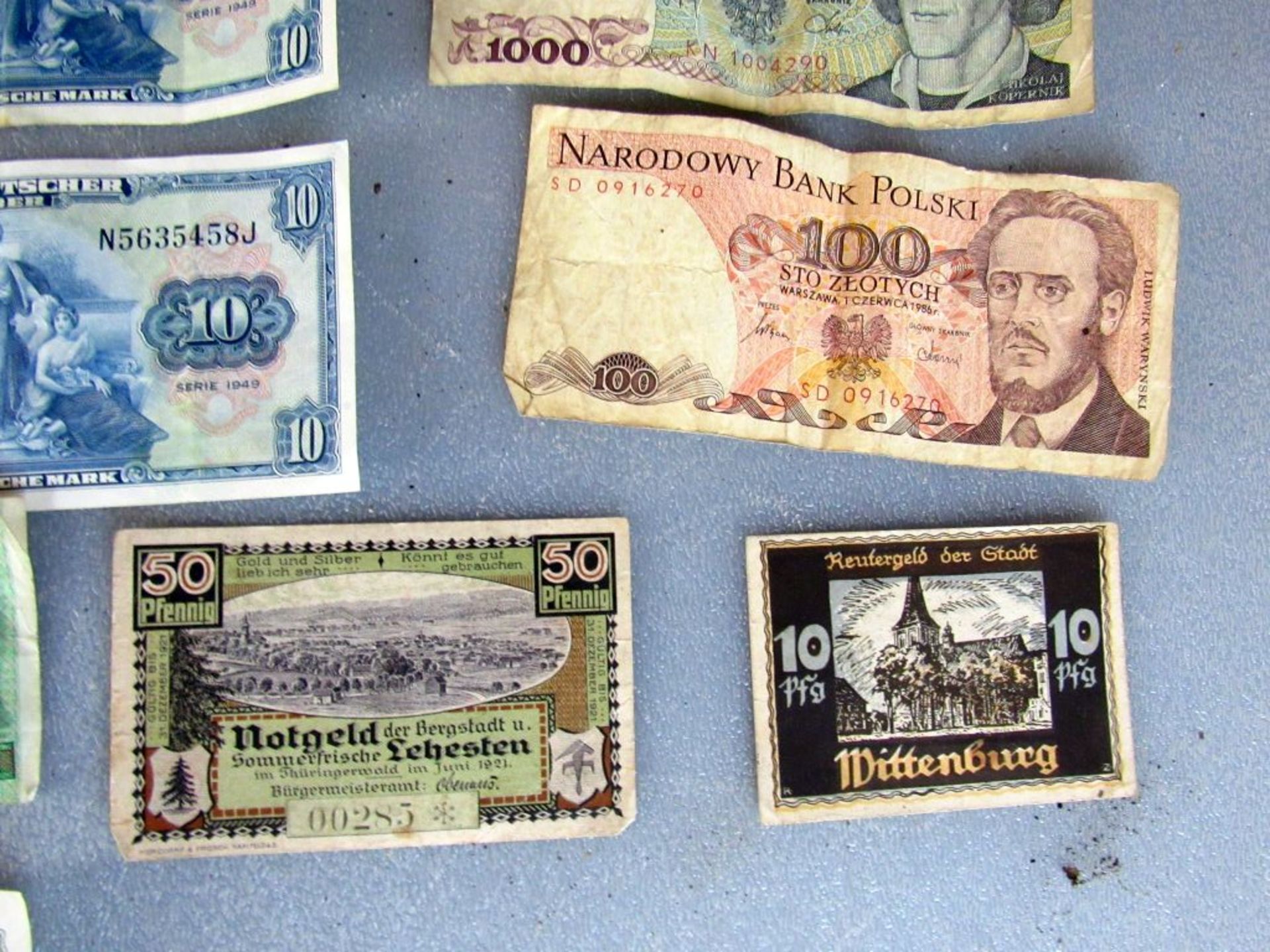 Konvolut Münzen und Banknoten aus - Image 3 of 10