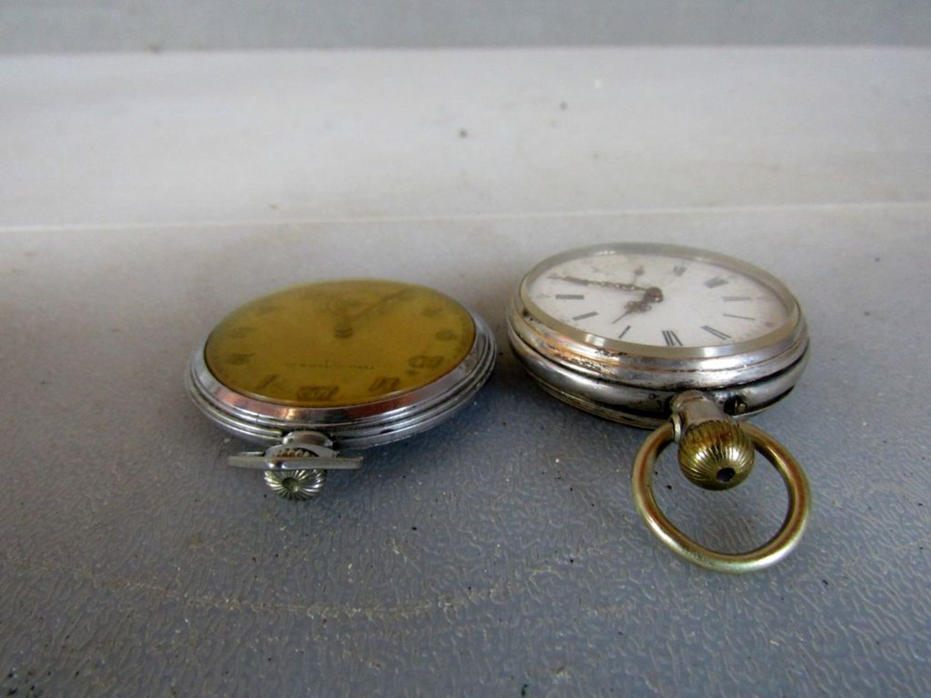 Zwei antike Taschenuhren aus - Image 4 of 7