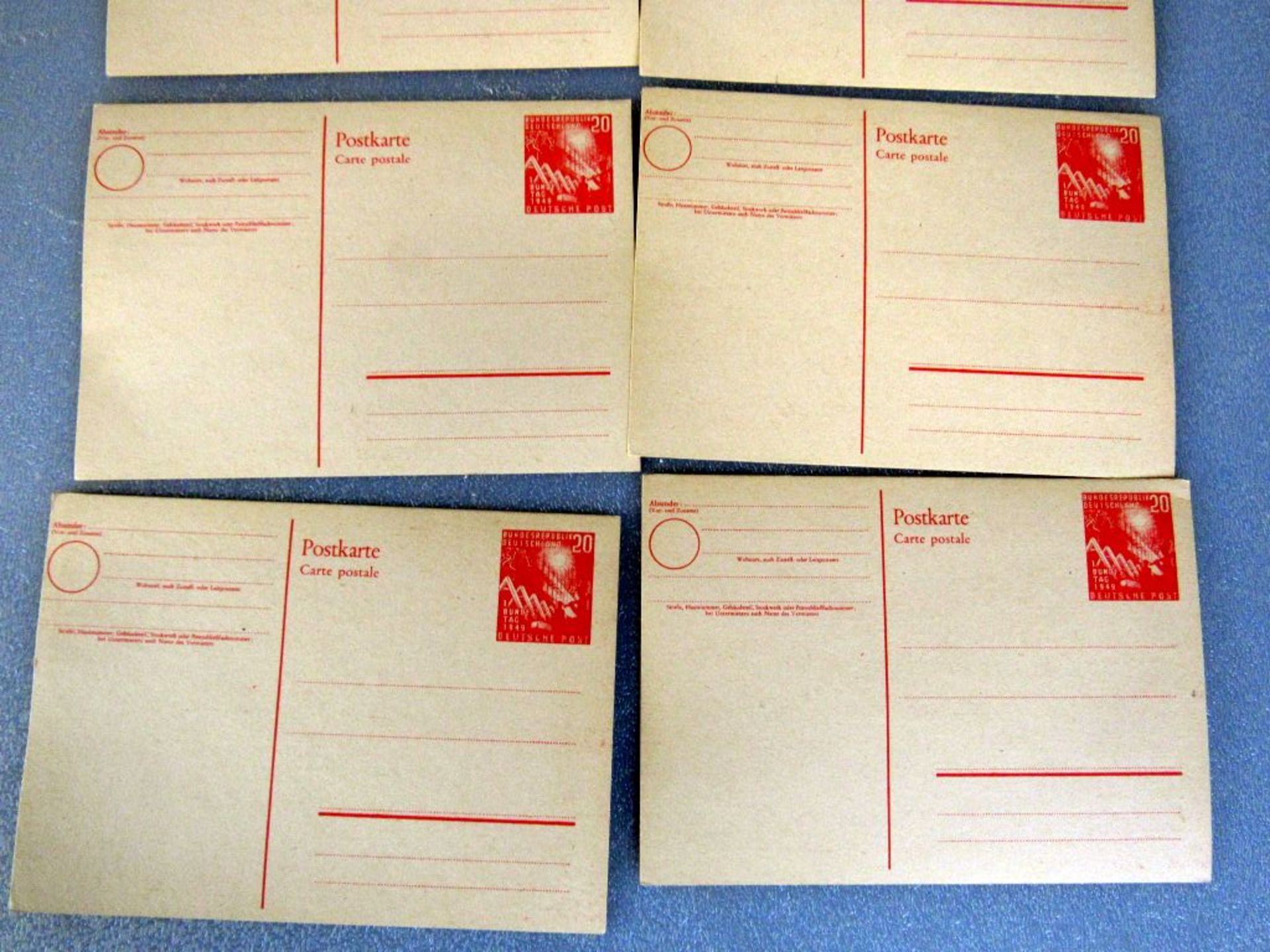 10 Postkarten deutsche Post 20 Pfennig - Image 2 of 4