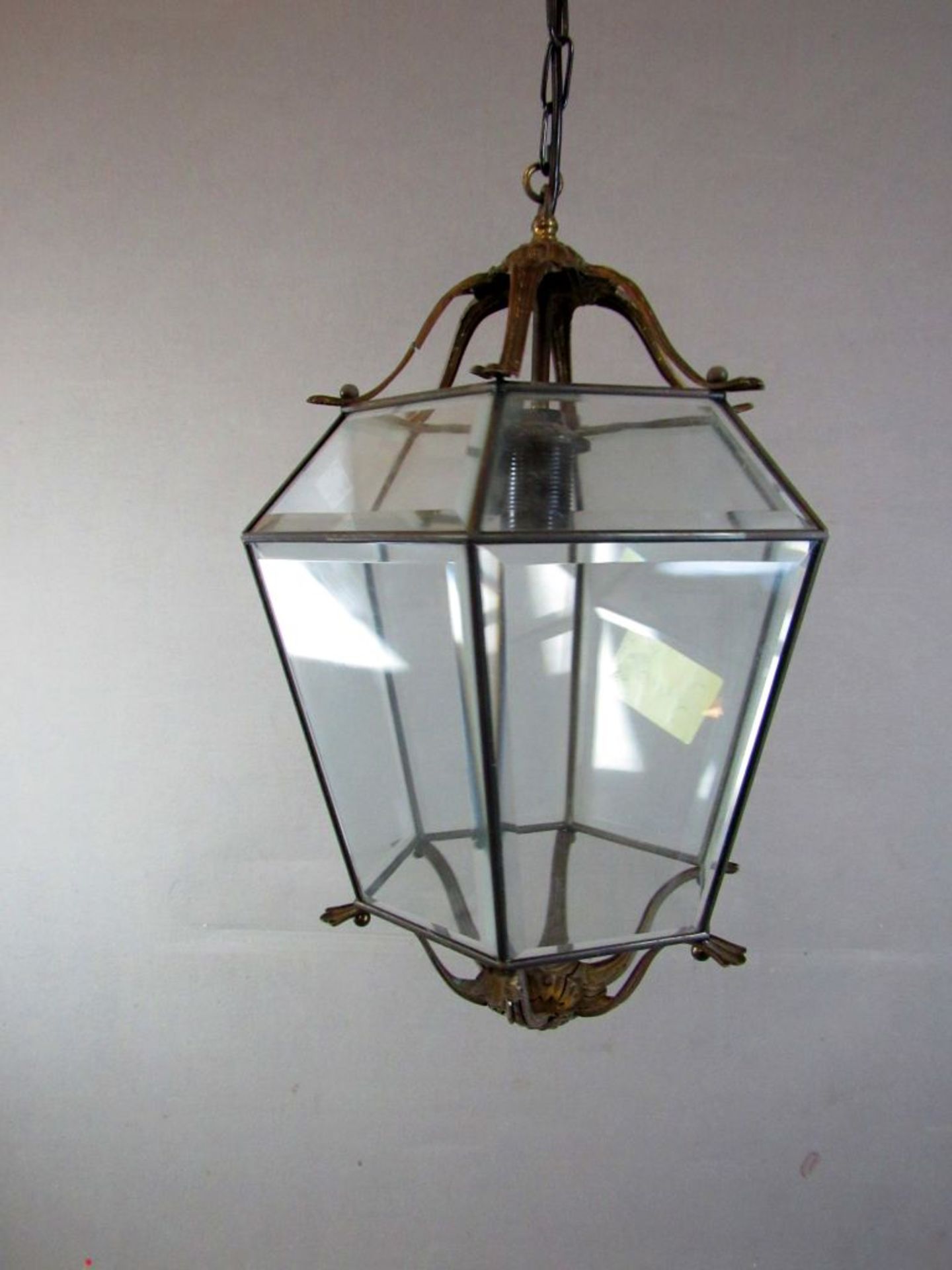 Deckenlampe facettiertes Glas und - Image 2 of 6