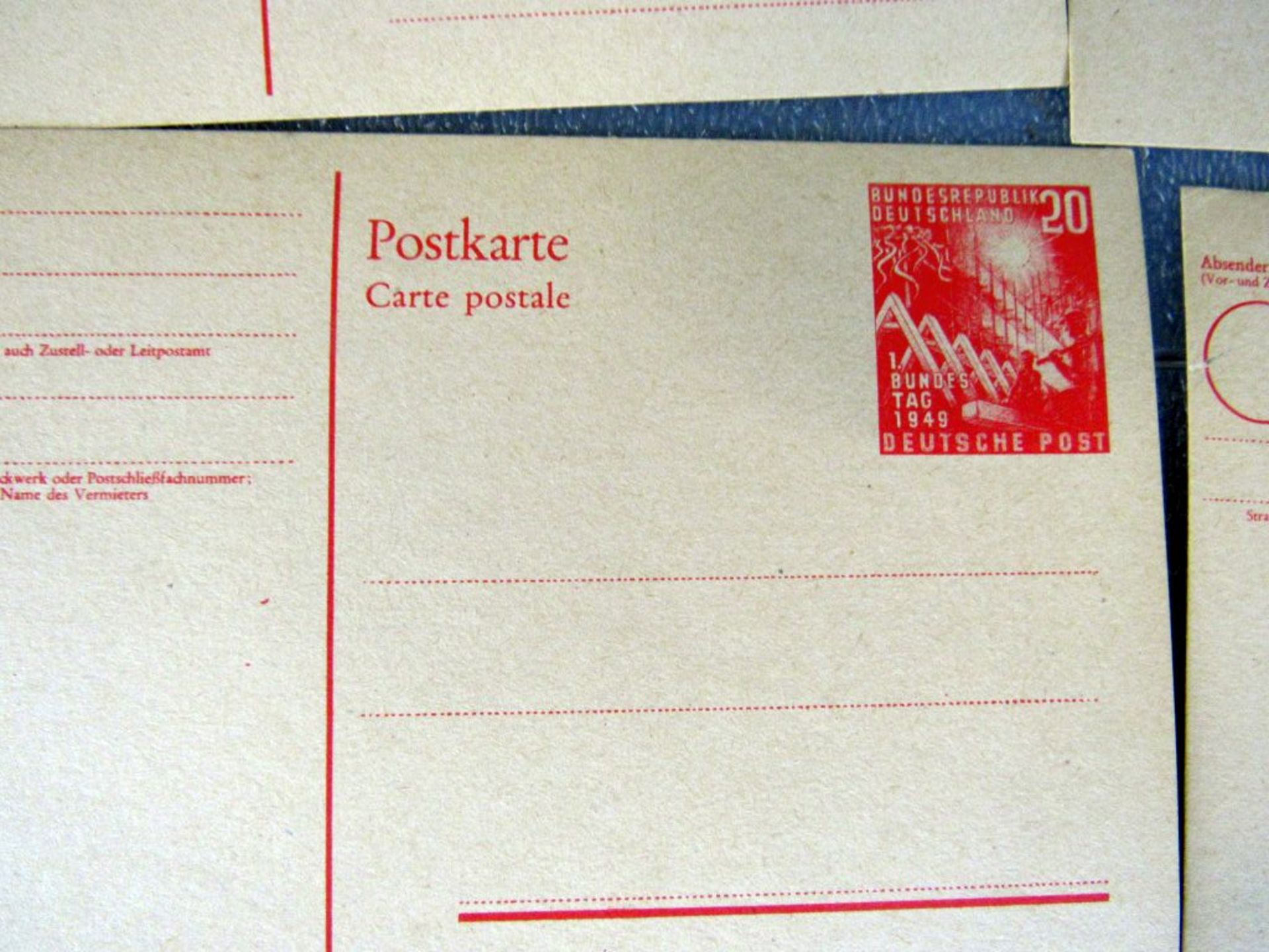 10 Postkarten deutsche Post 20 Pfennig - Image 3 of 4