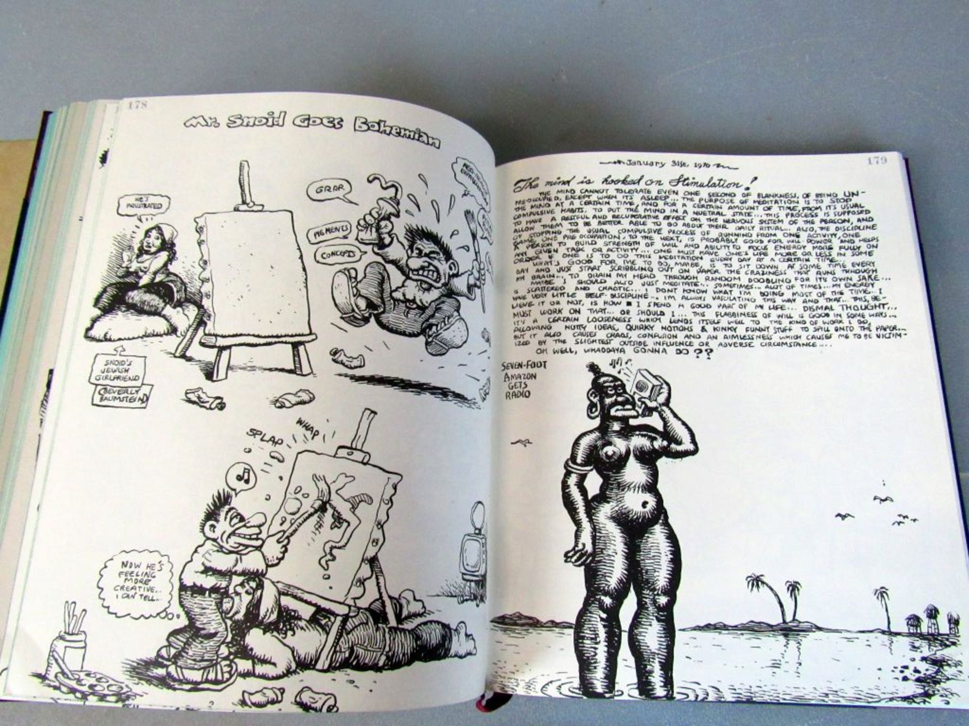 Seltenes Buch R. Crumb Sketchbook 1974 - Bild 8 aus 8