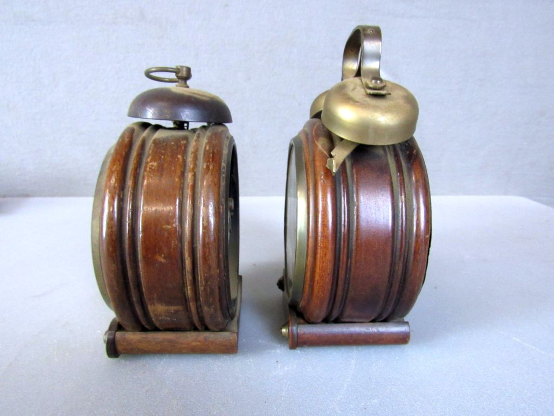 Zwei antike Wecker um 1870 mechanisch - Image 5 of 8