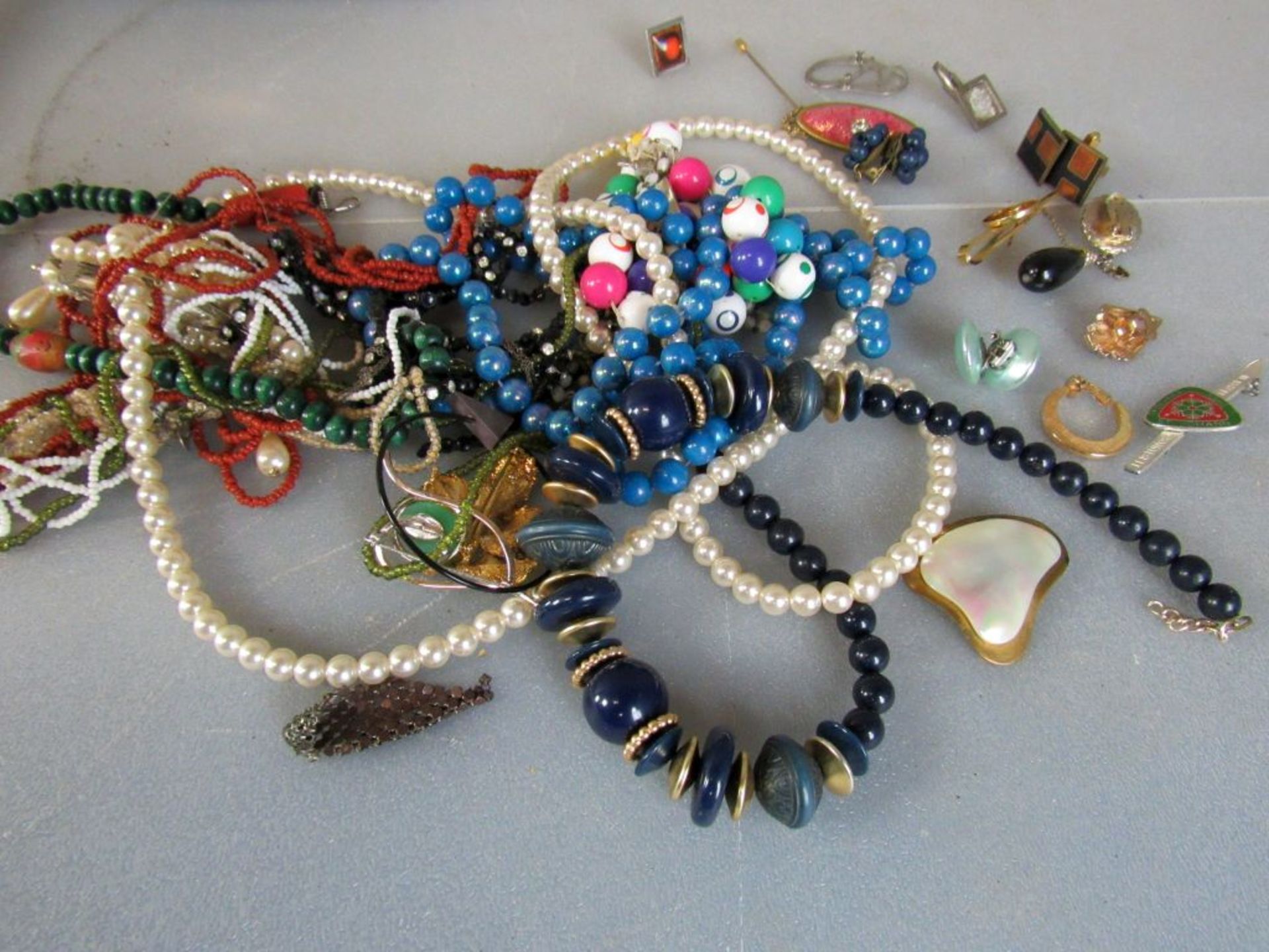 Konvolut Schmuck unsortiert und - Bild 7 aus 9