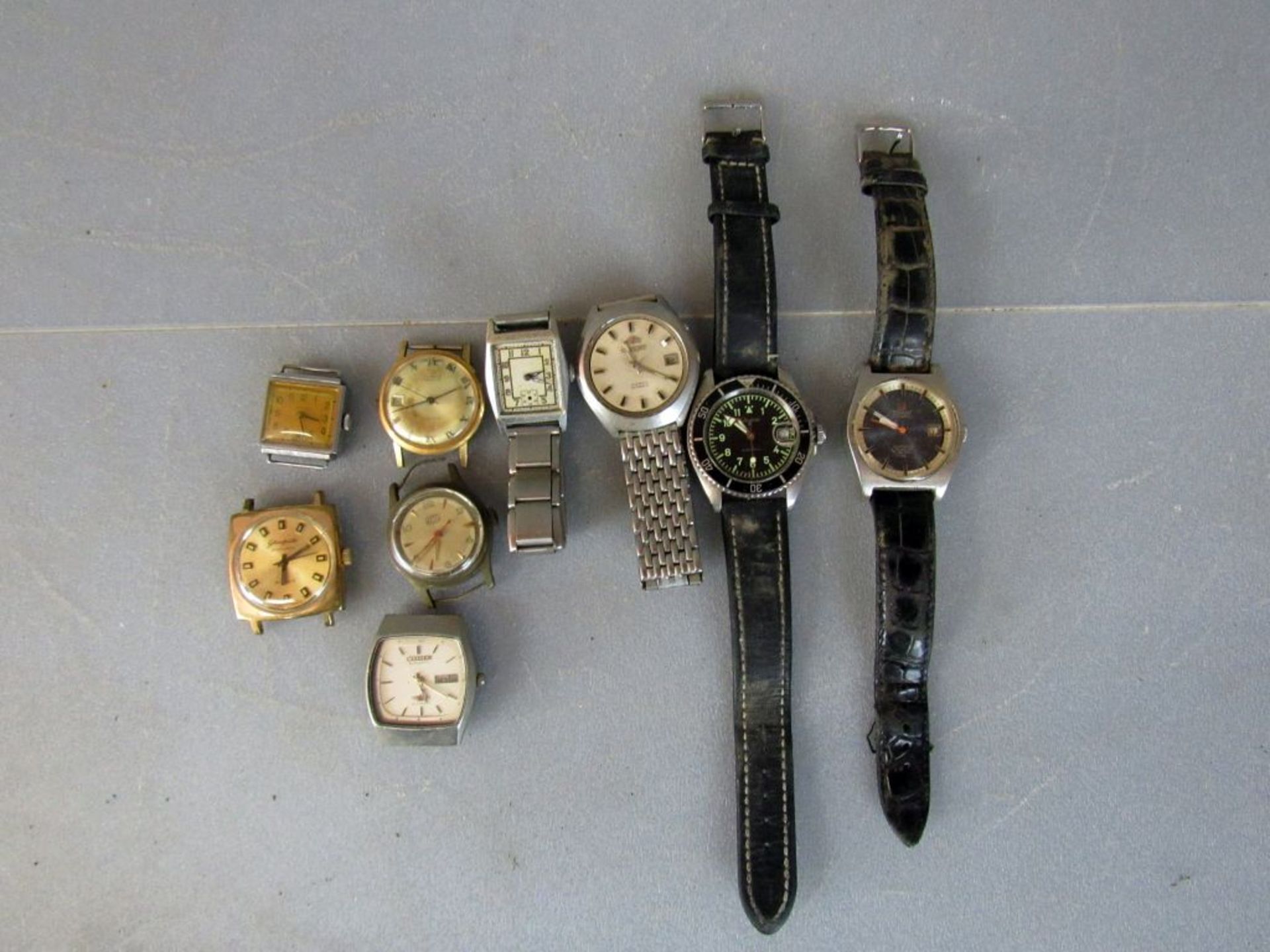 Vintage 50er-70er Jahre 9 Armbanduhren