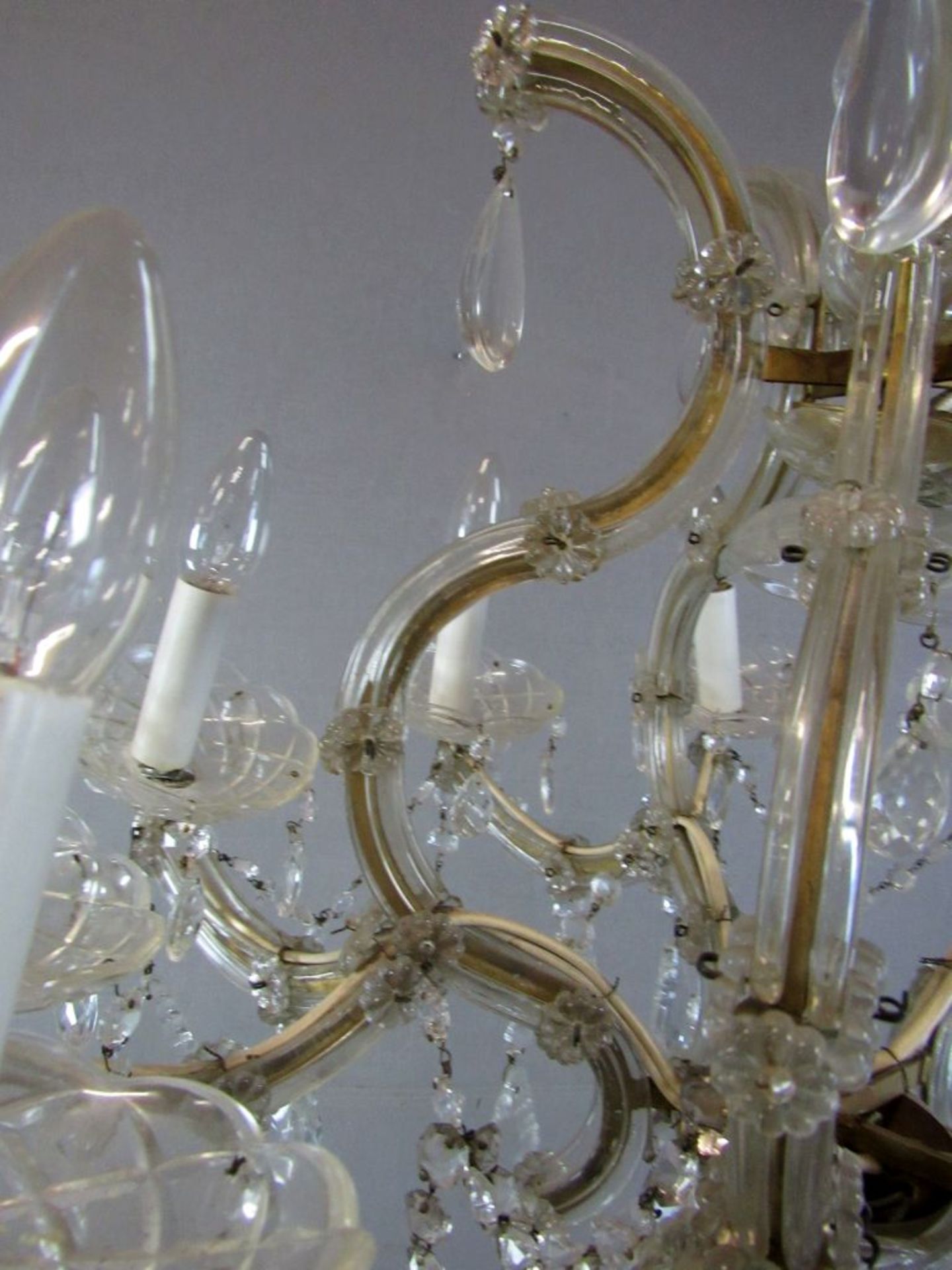 Monumentaler Kristallglasleuchter - Bild 7 aus 7