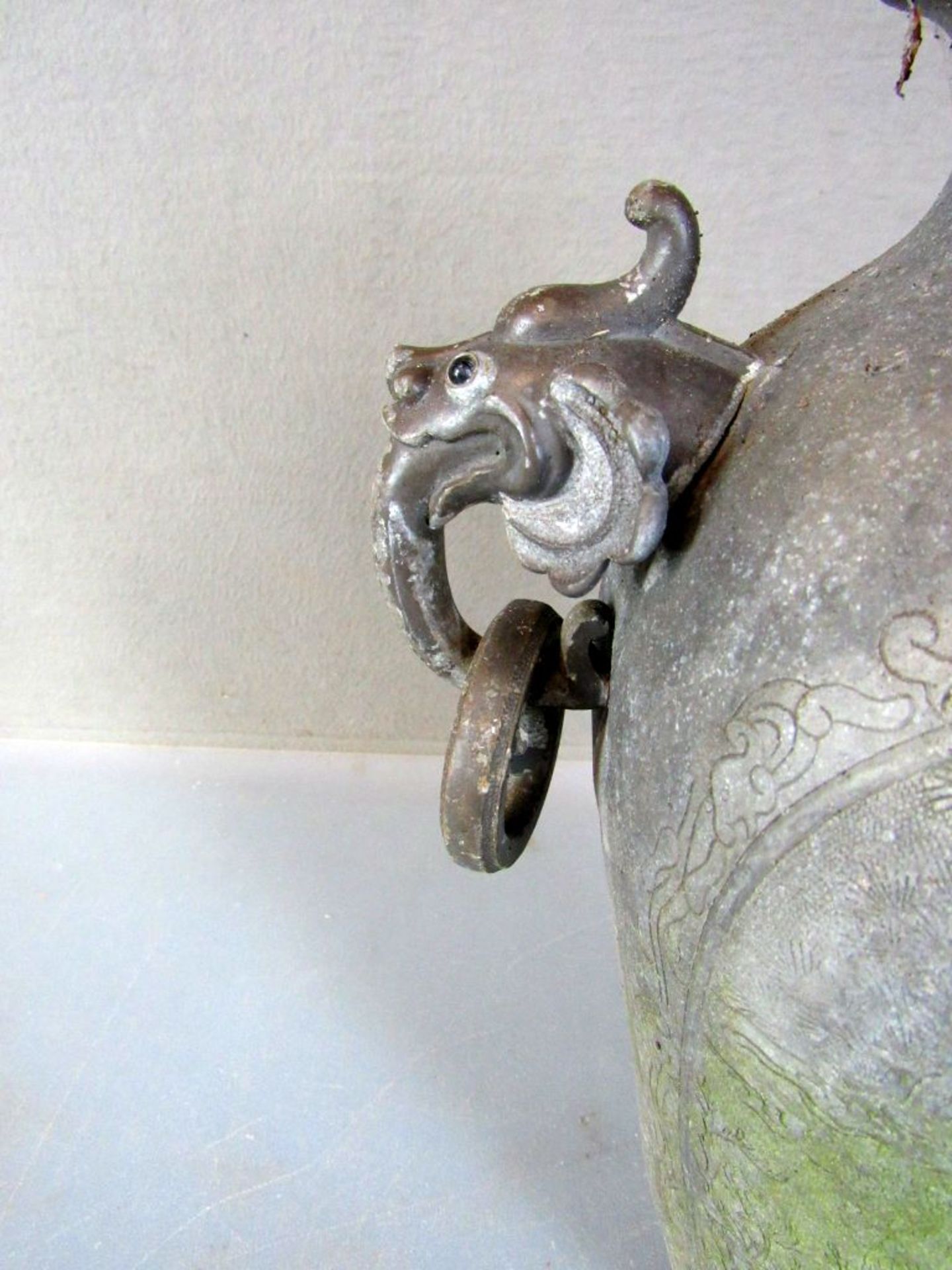 Große antike asiatische Vase zwei - Image 3 of 6
