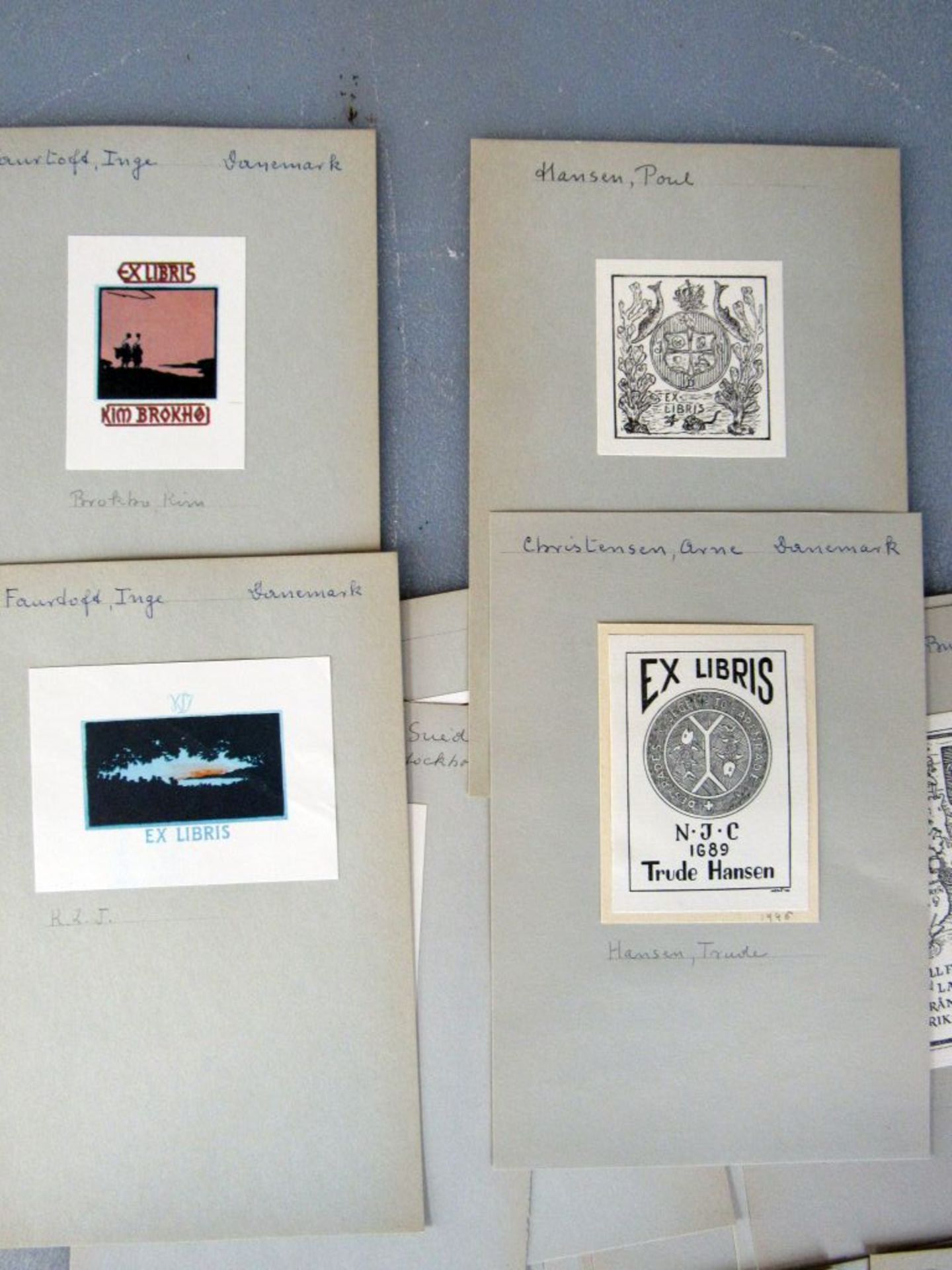 Konvolut von 68 Exlibris mit maritimen - Bild 10 aus 10